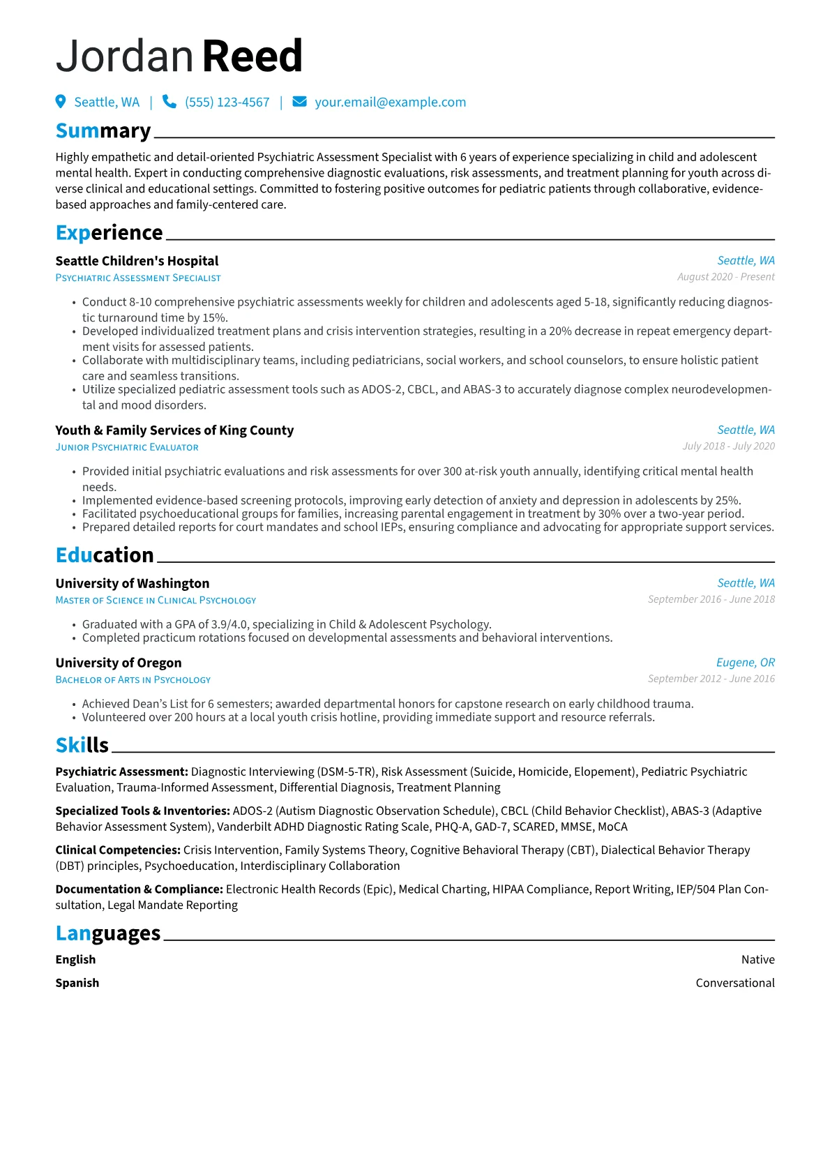 Psychiatric Assessment version - Page 1
