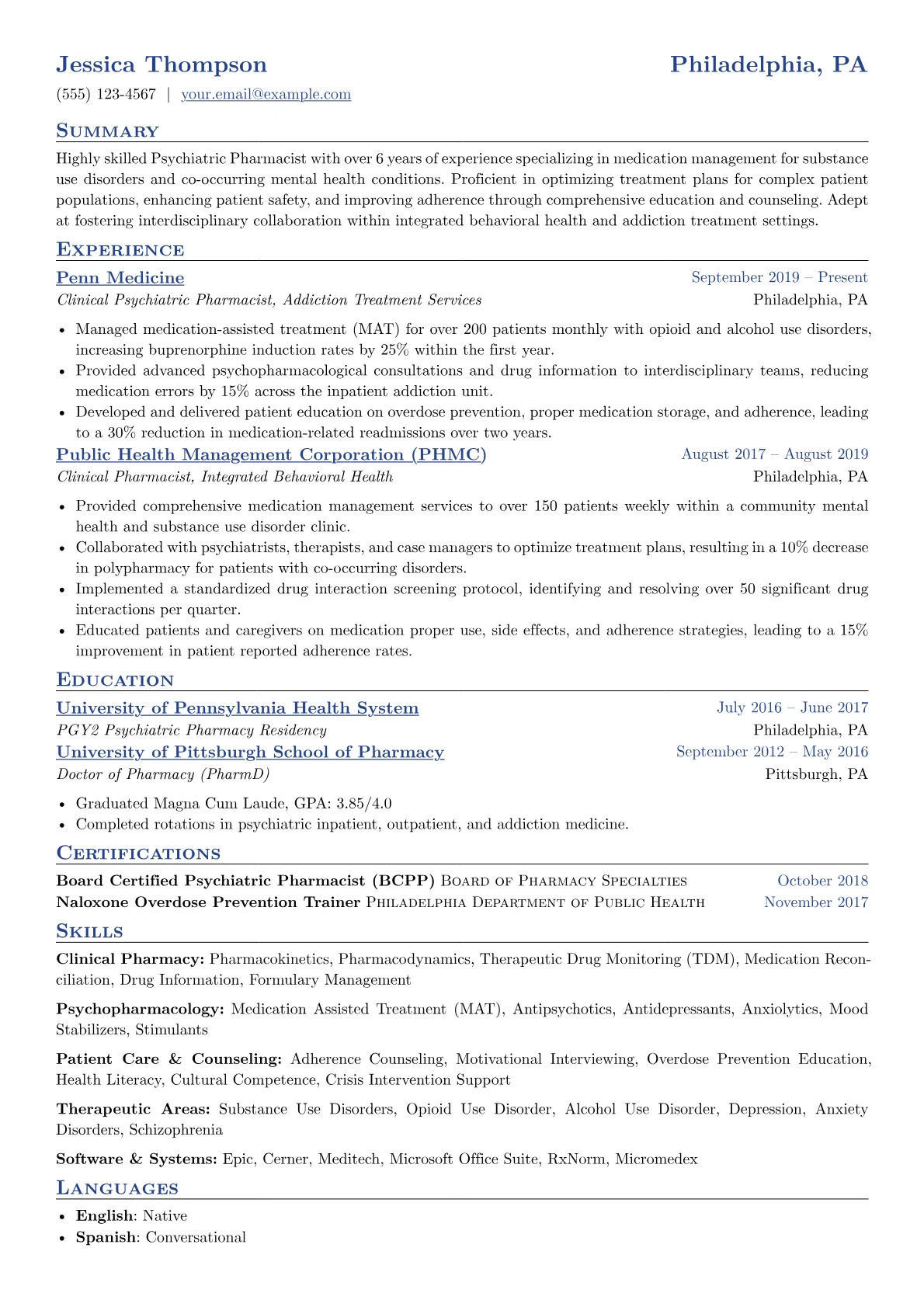 Psychiatric Pharmacist version - Page 1