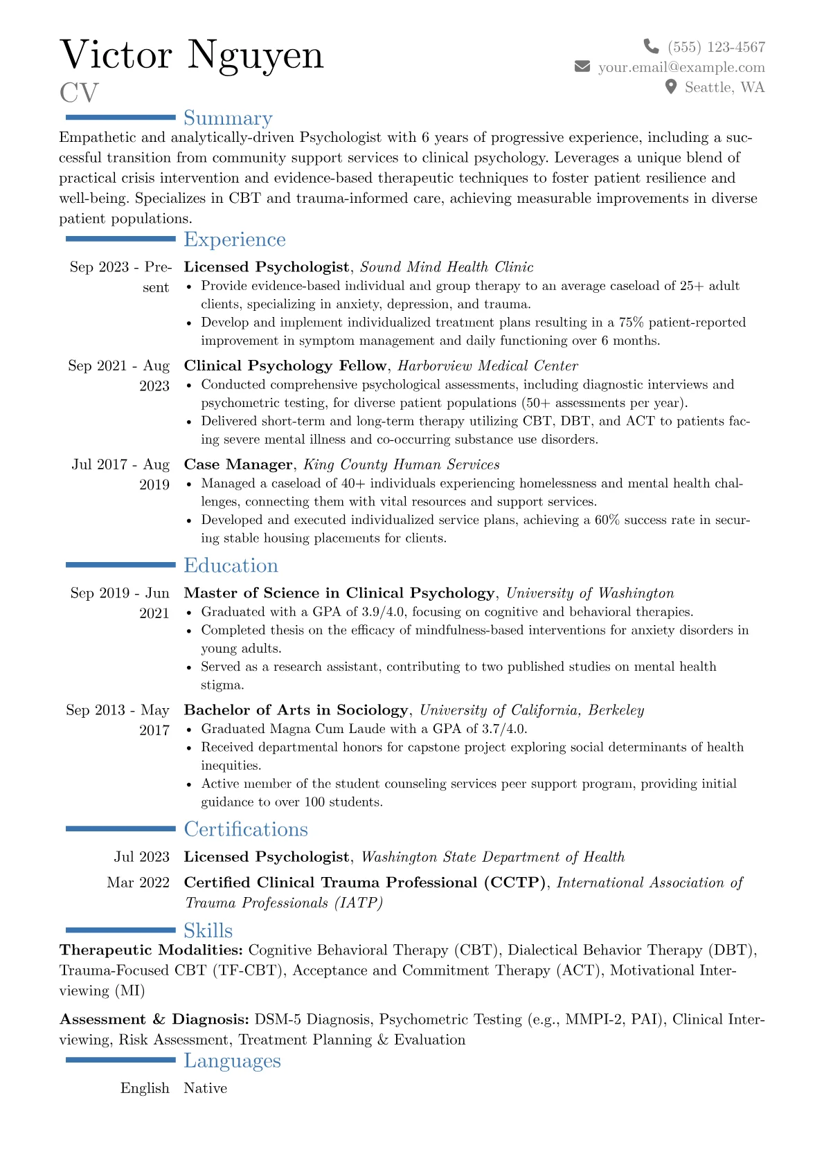 Career changer version - Page 1