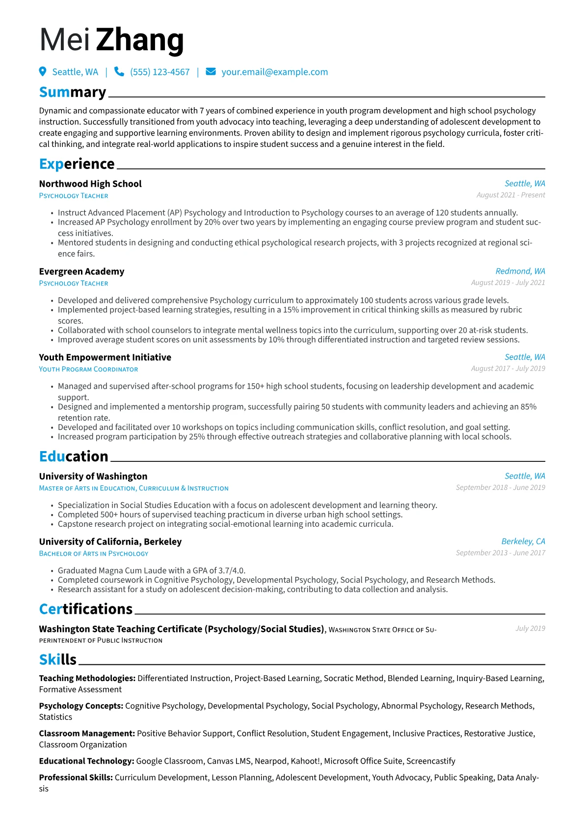 Career changer version - Page 1