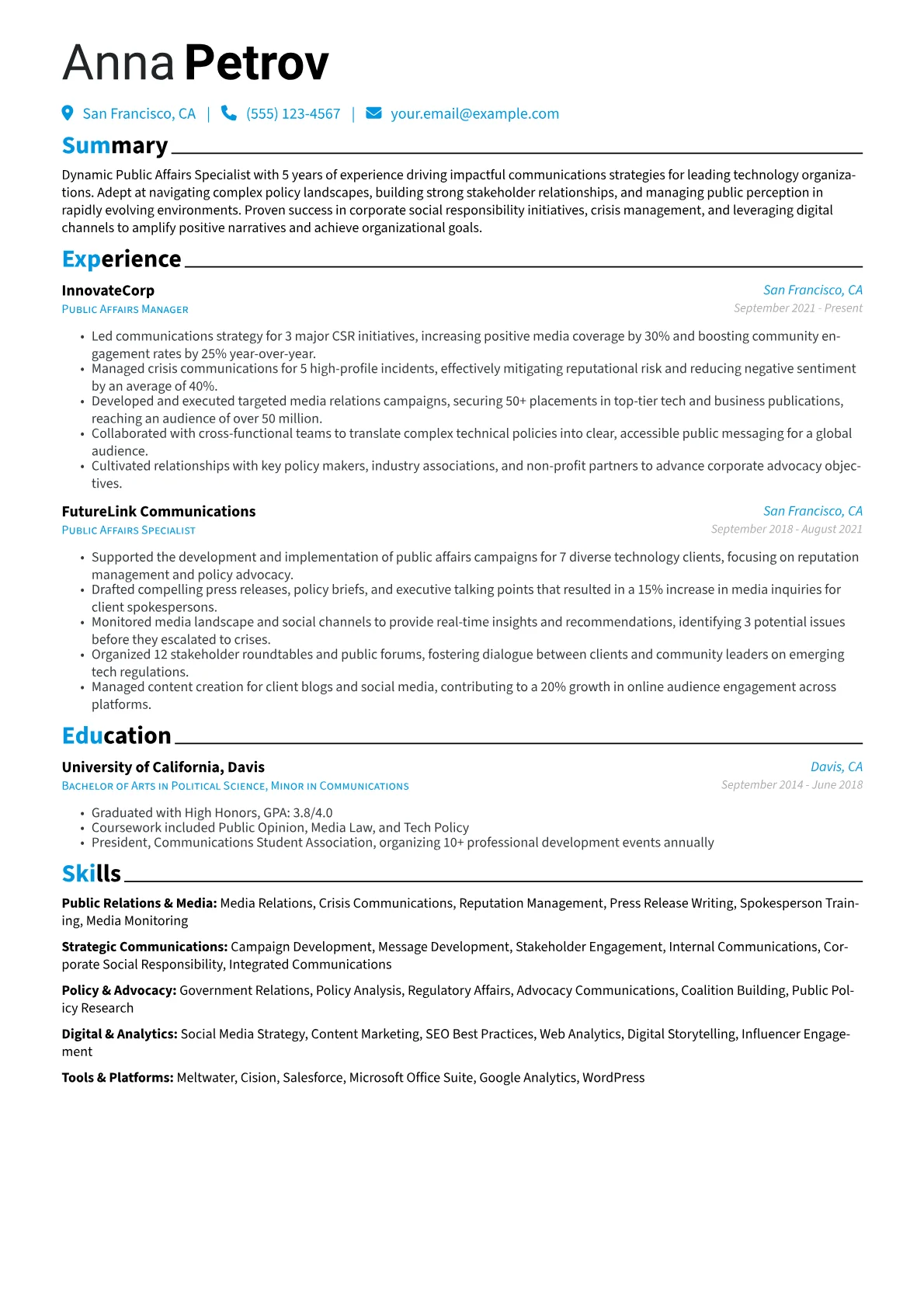 Public Affairs version - Page 1