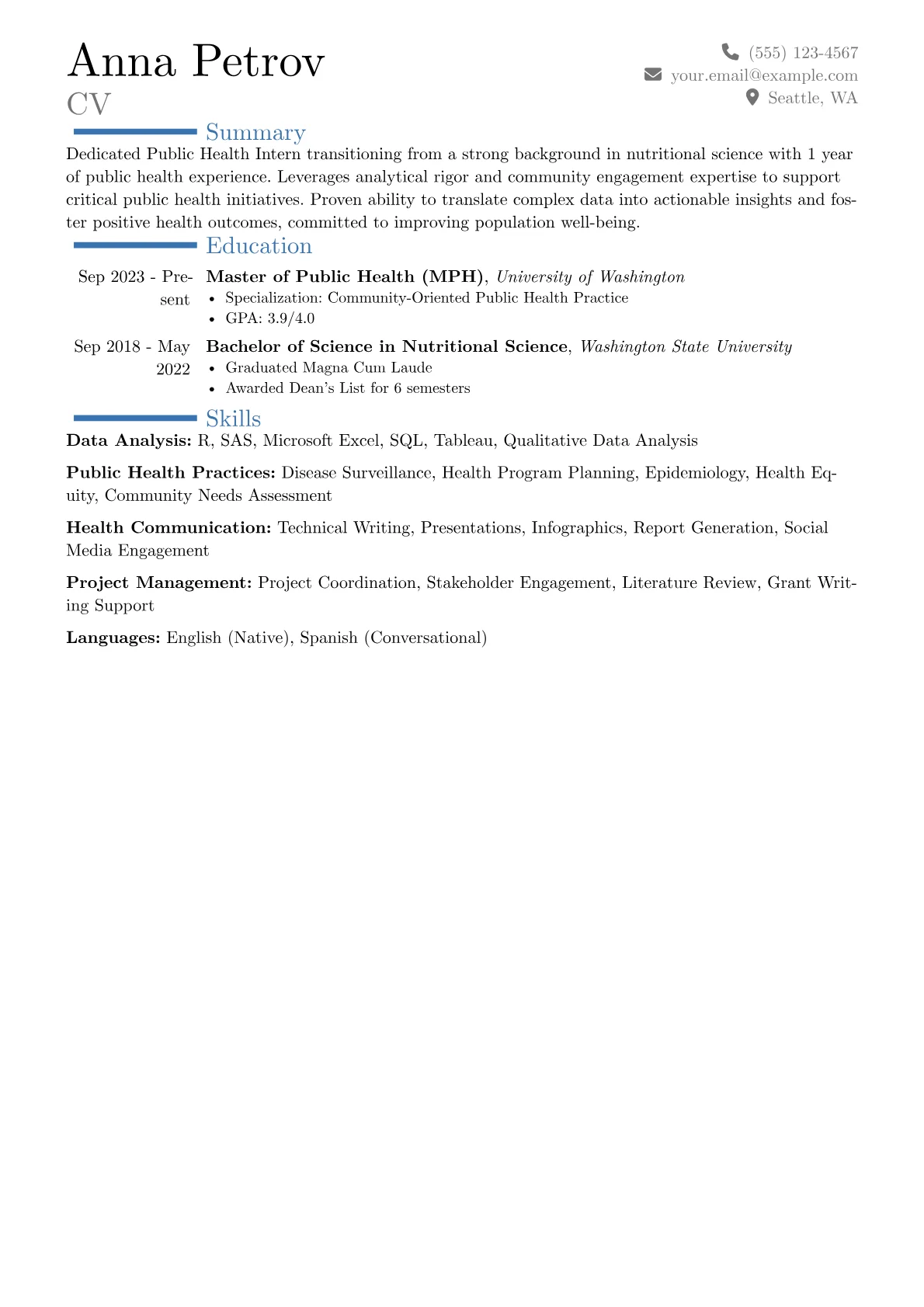Career changer version - Page 1