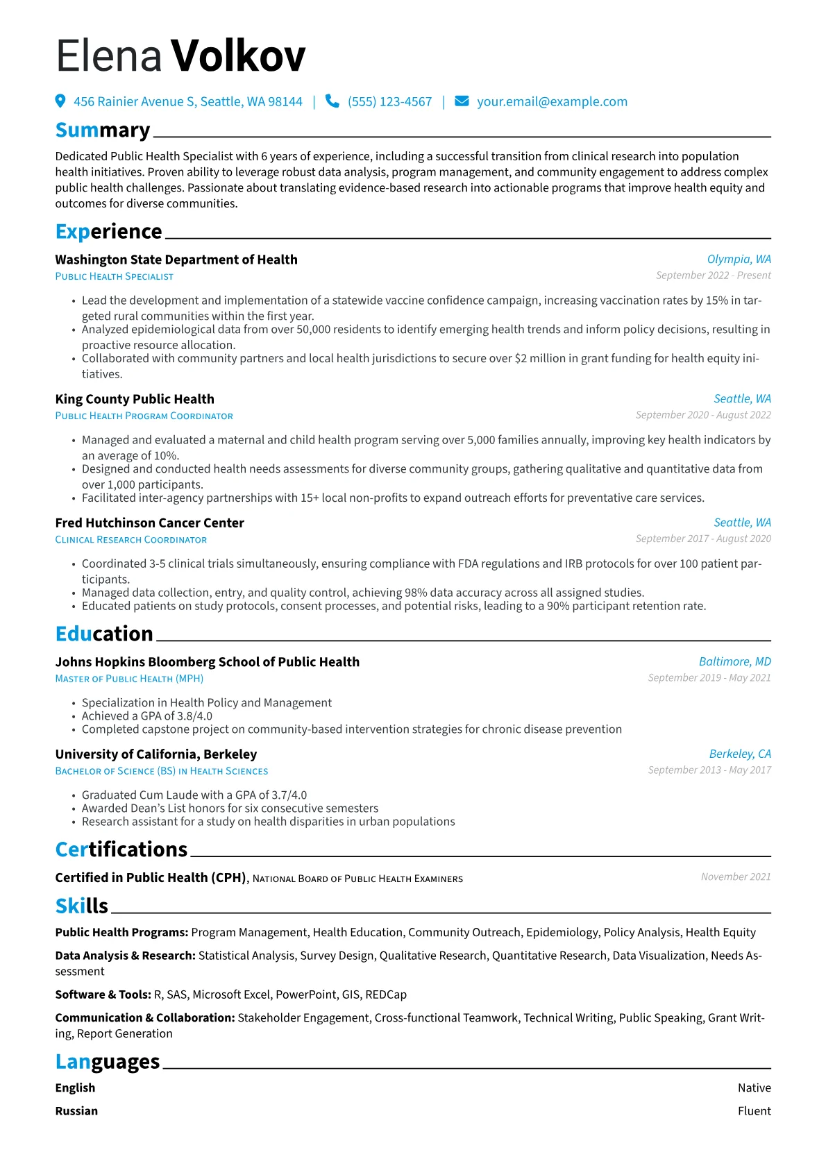 Career changer version - Page 1