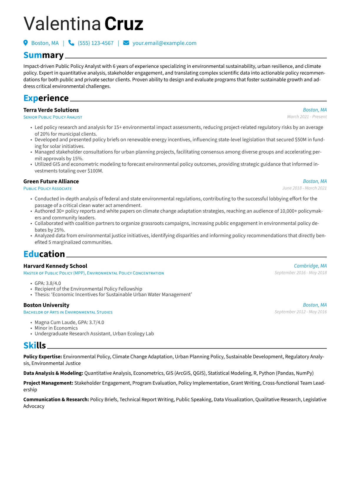 Environmental Policy version - Page 1