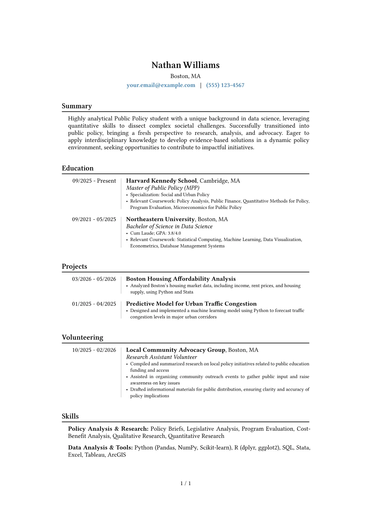 Career changer version - Page 1