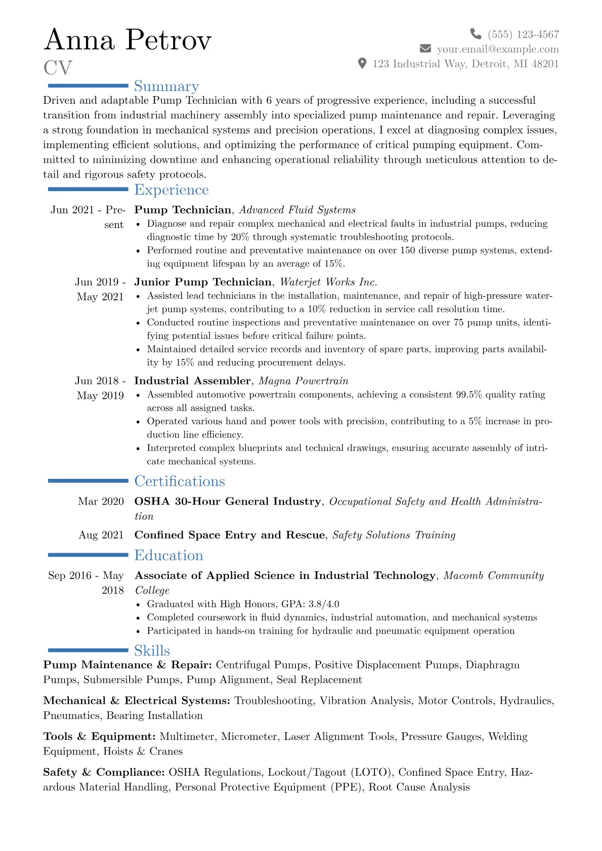 Career changer version - Page 1