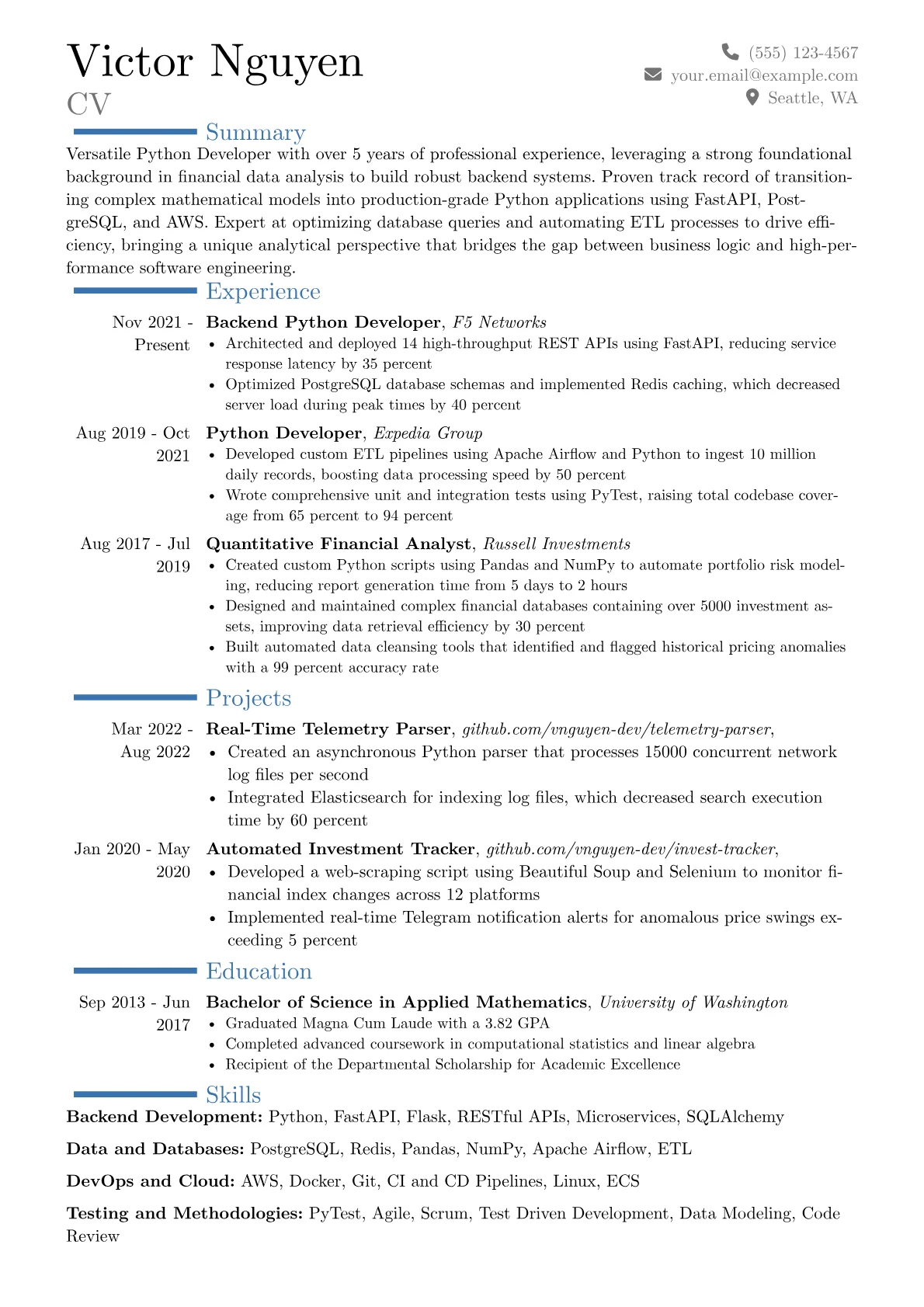 Career changer version - Page 1