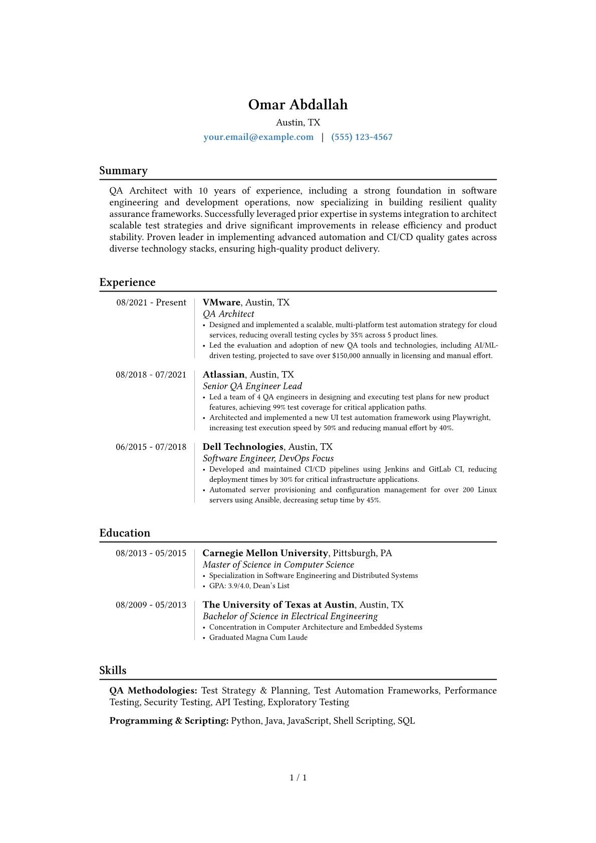 Career changer version - Page 1