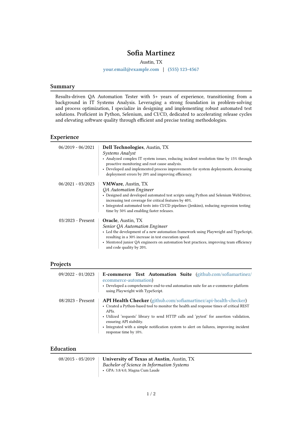 Career changer version - Page 1