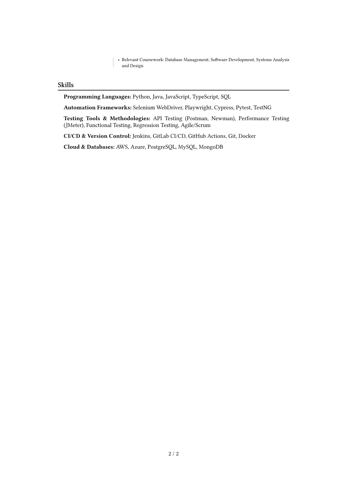 Career changer version - Page 2