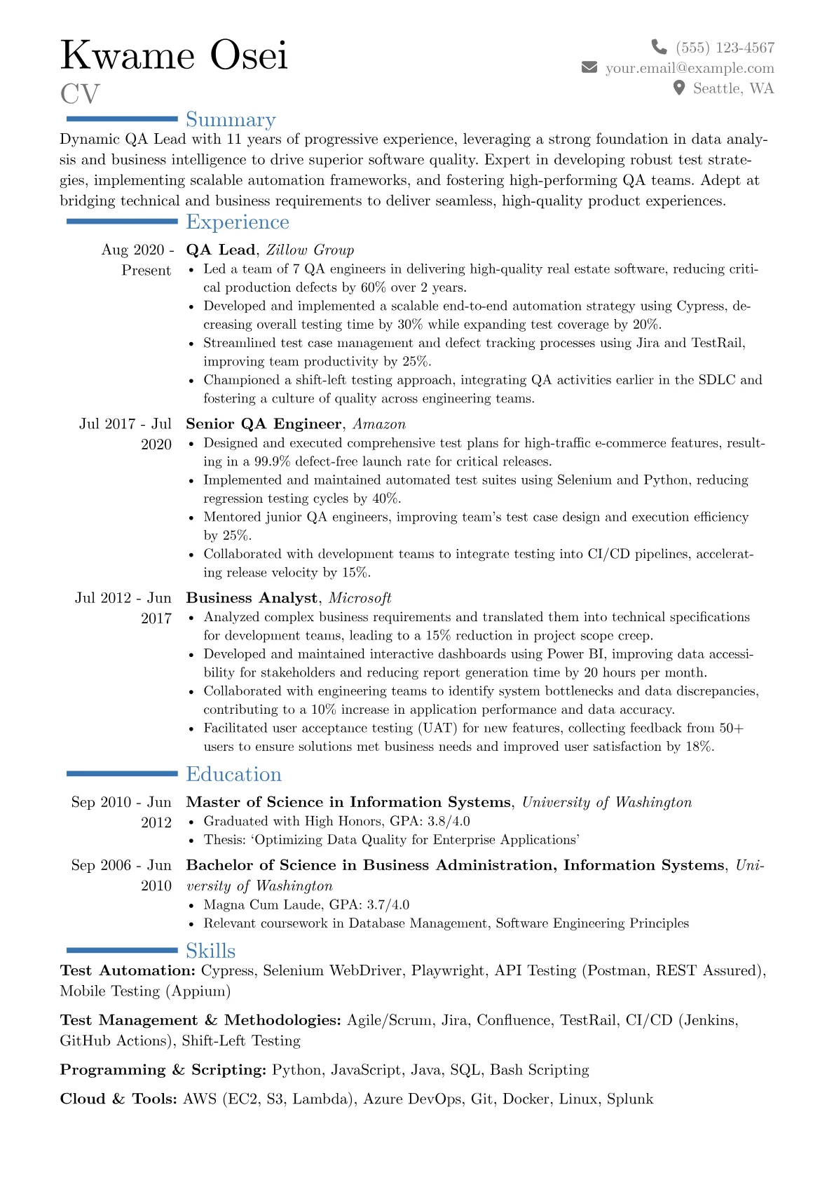 Career changer version - Page 1