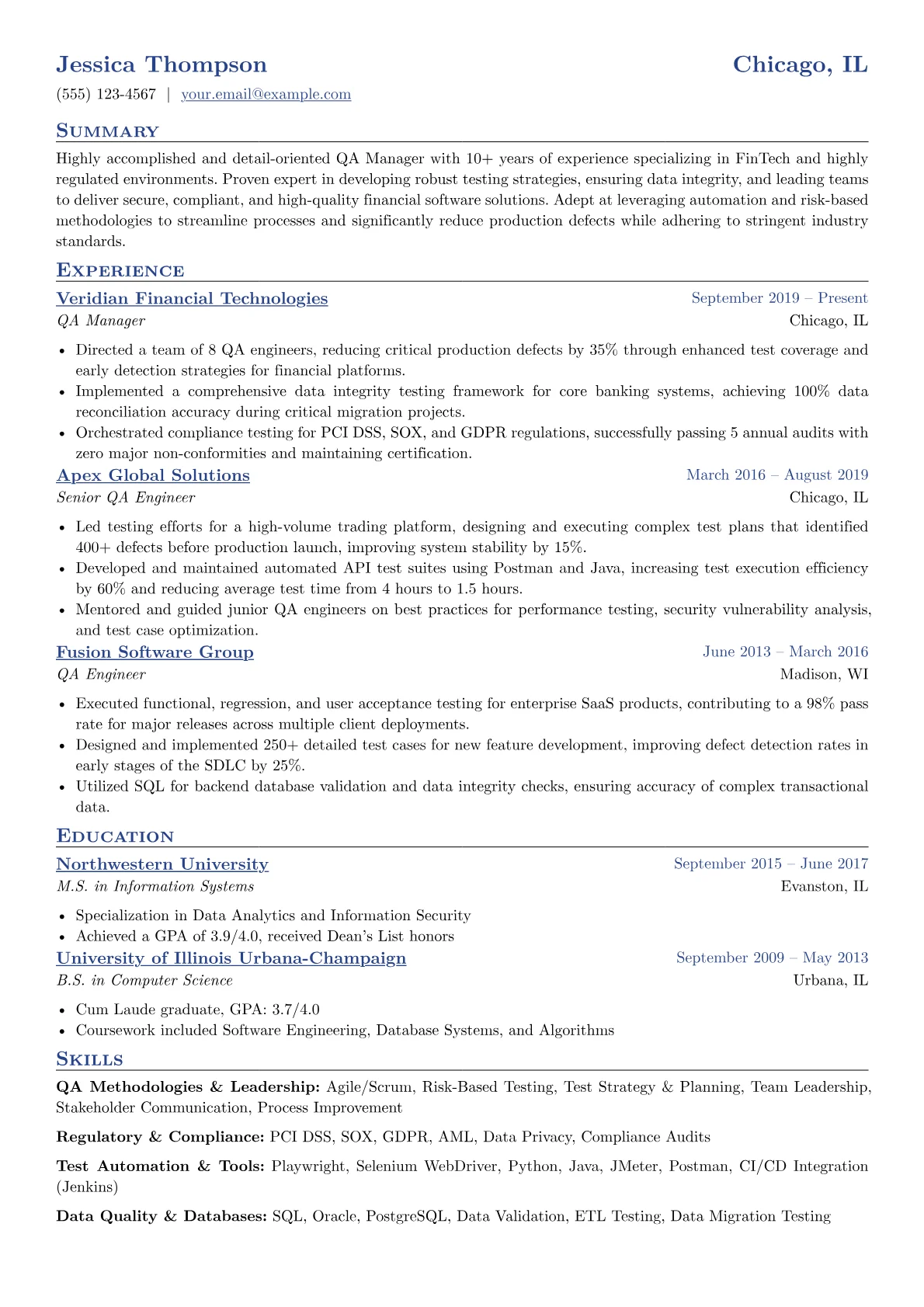 QA Methodologies version - Page 1