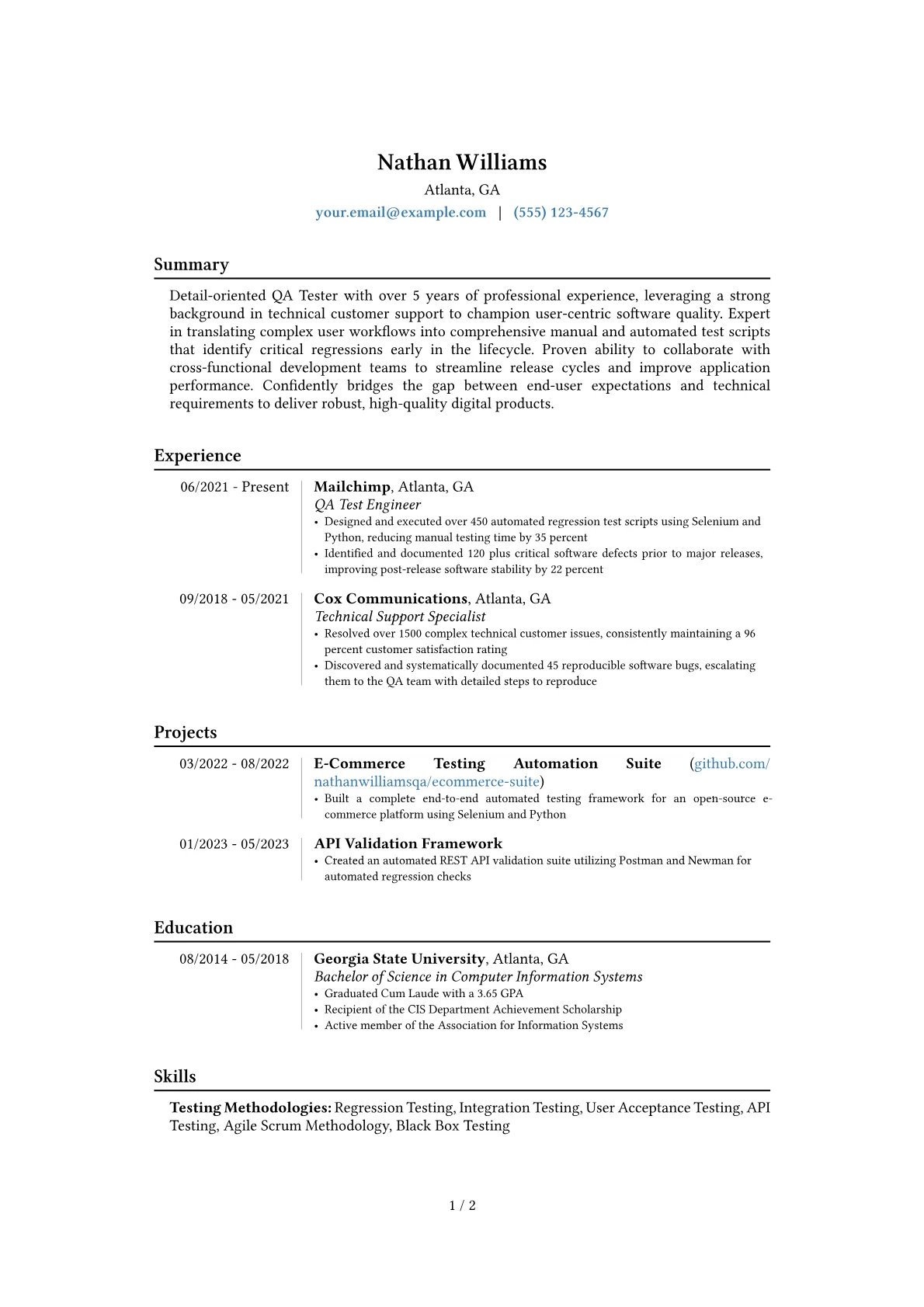 Career changer version - Page 1