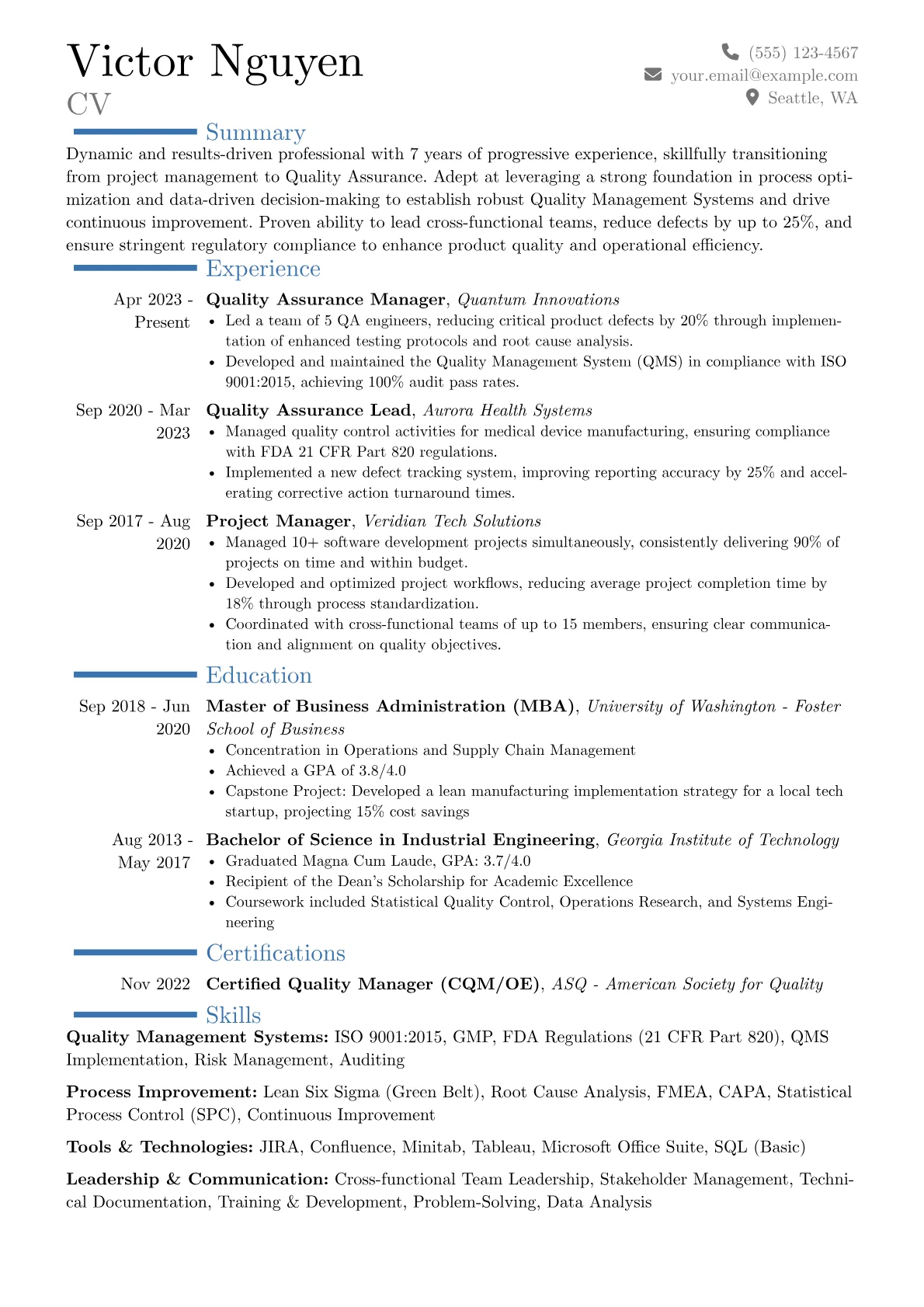 Career changer version - Page 1