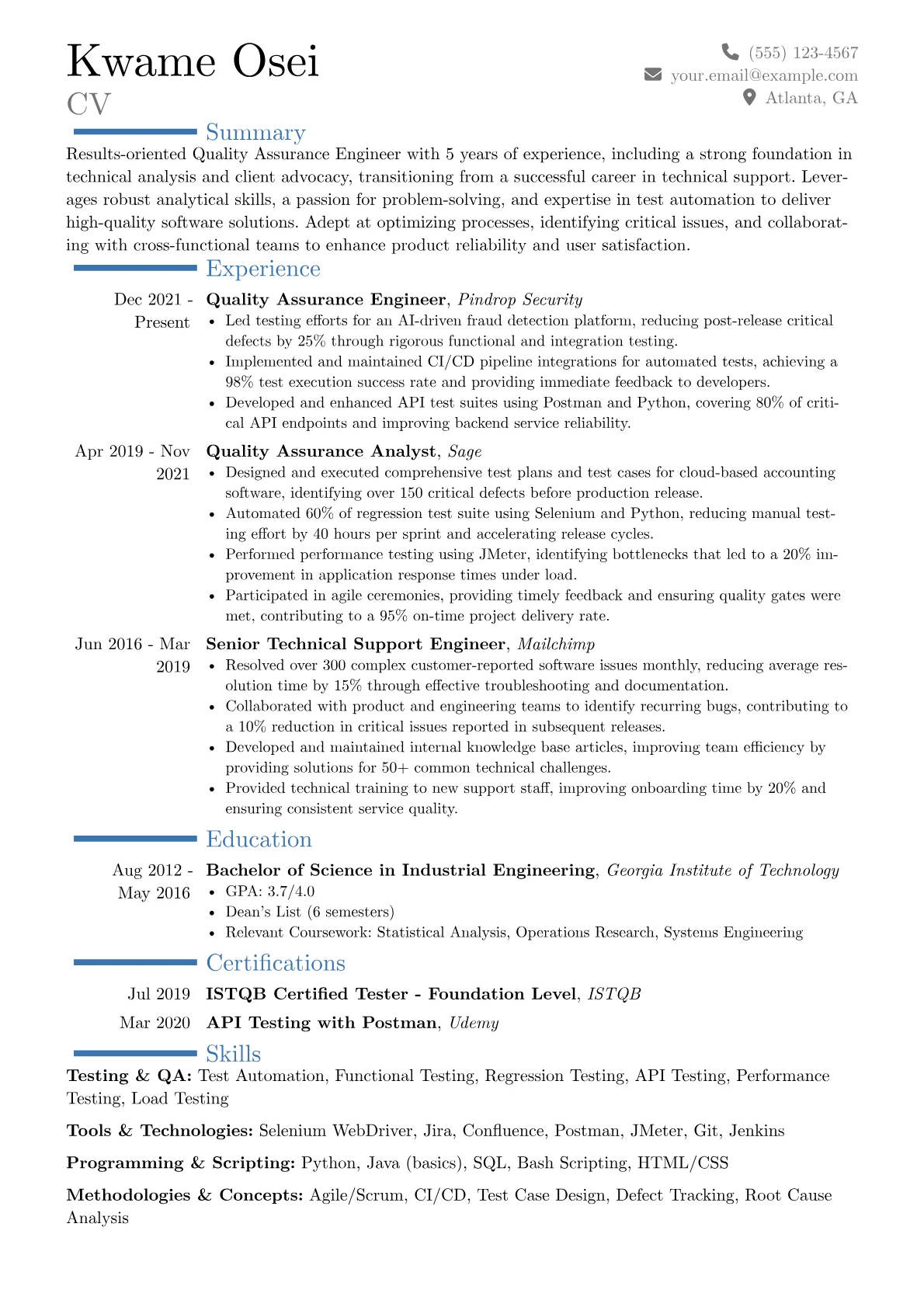 Career changer version - Page 1