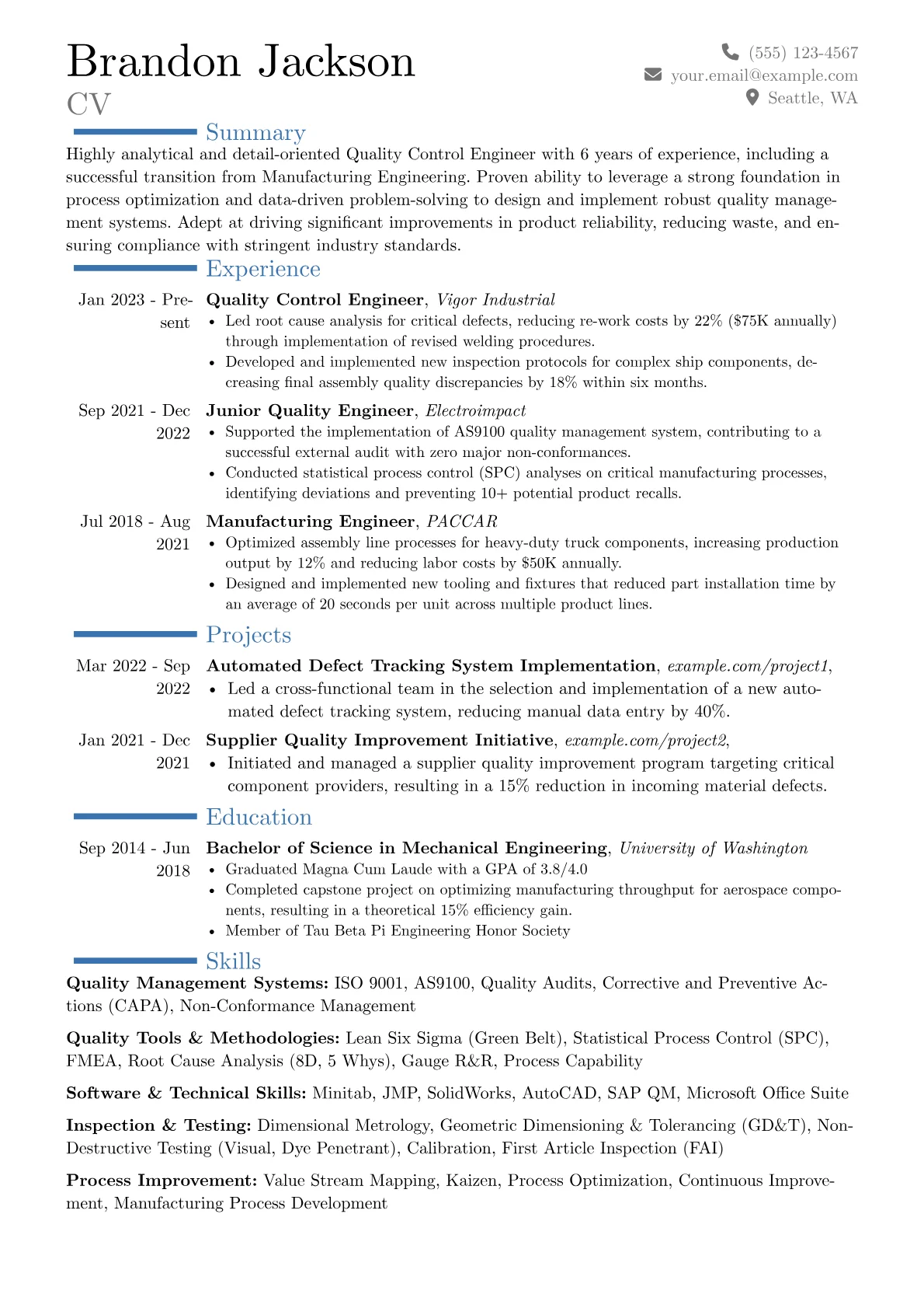 Career changer version - Page 1