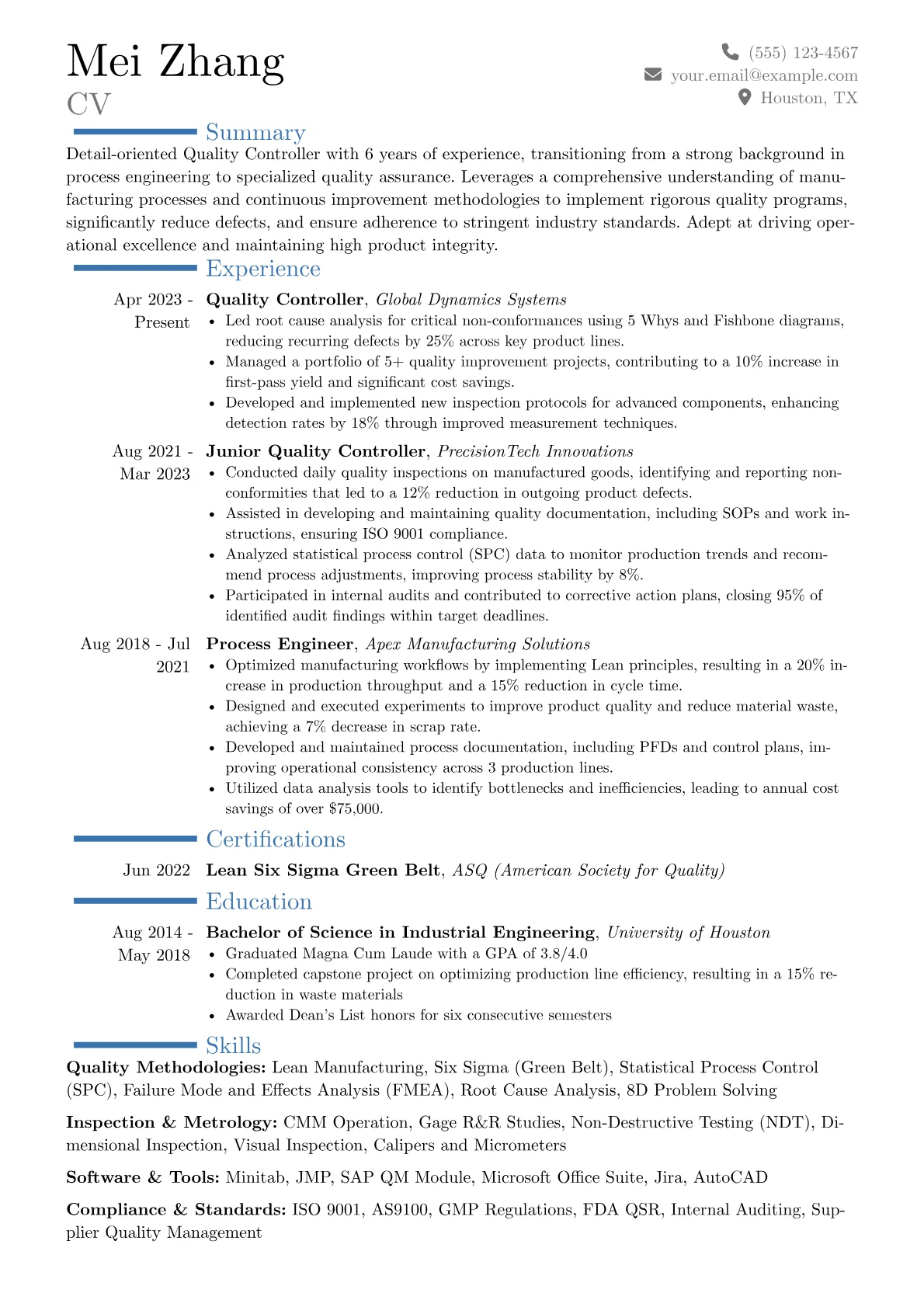 Career changer version - Page 1