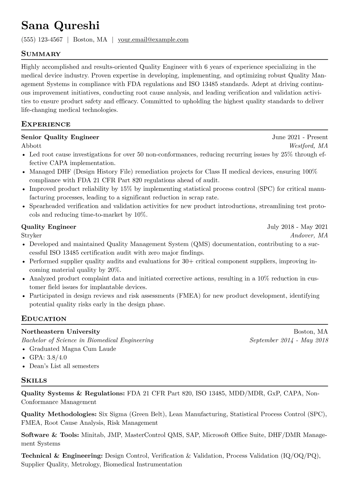 Medical Device Quality version - Page 1