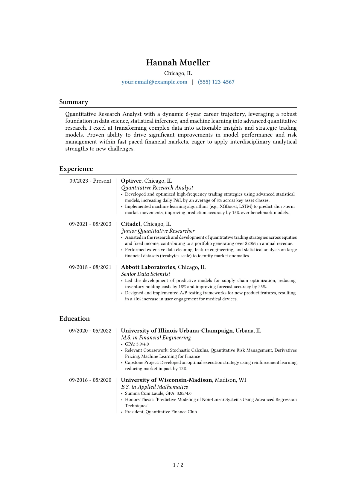 Career changer version - Page 1