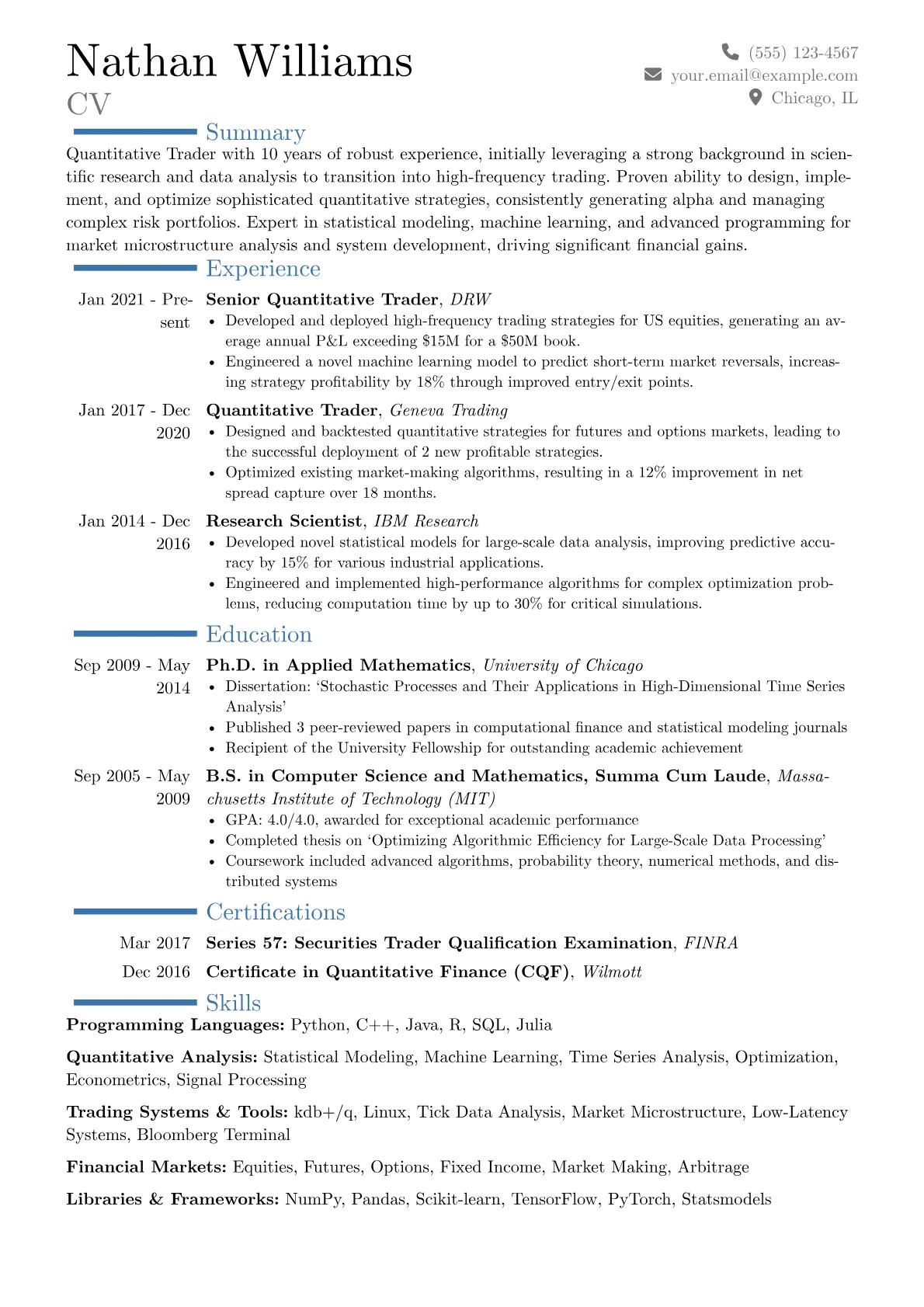 Career changer version - Page 1