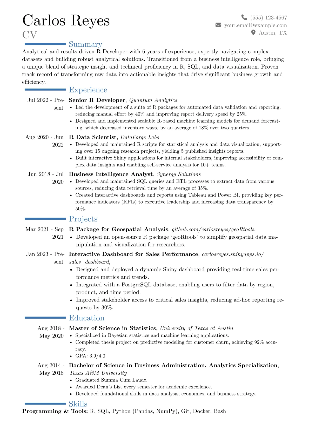 Career changer version - Page 1