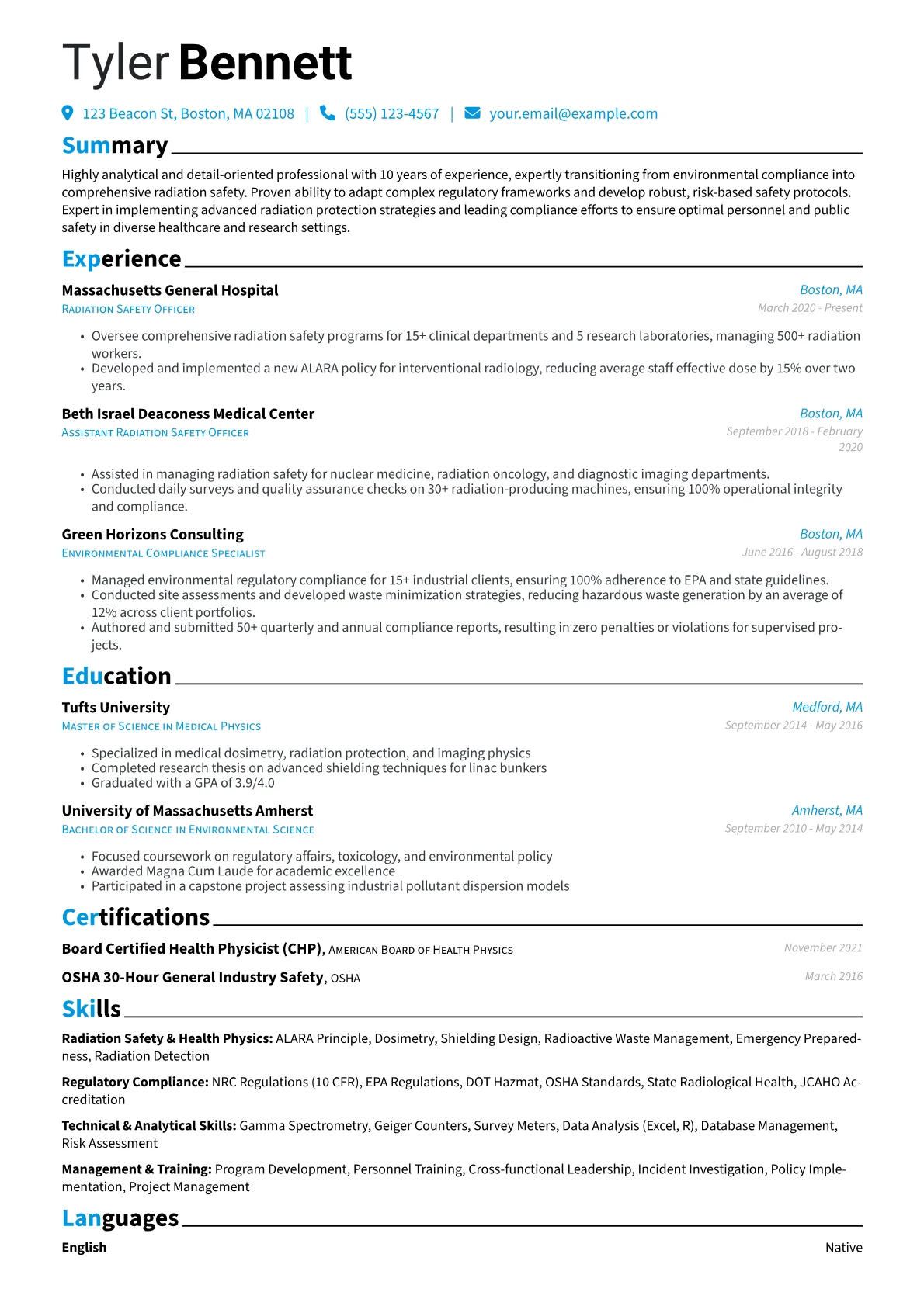 Career changer version - Page 1