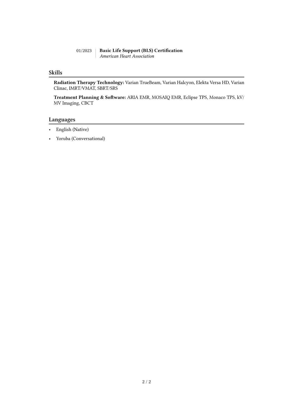 Career changer version - Page 2