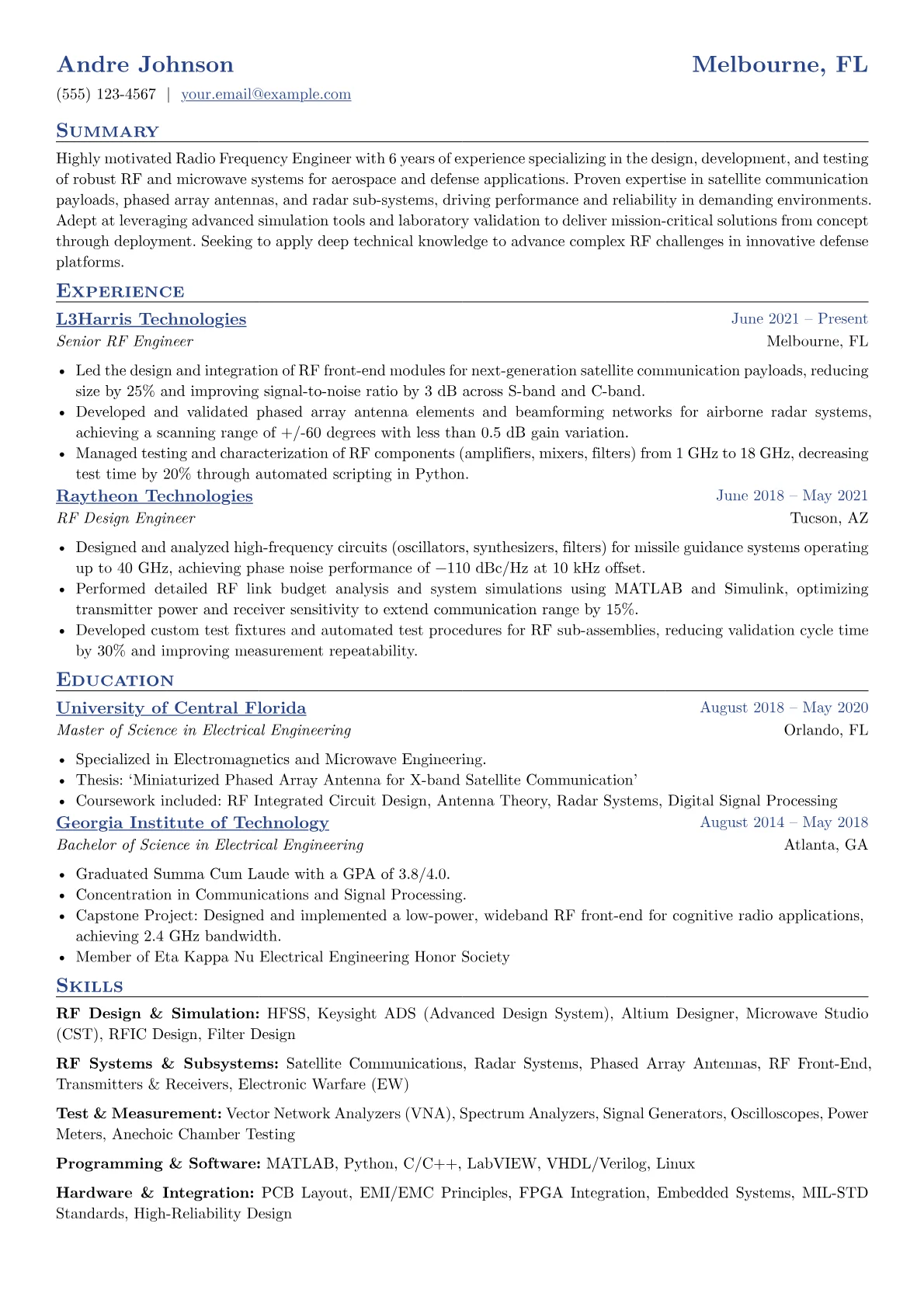 Radio Frequency version - Page 1