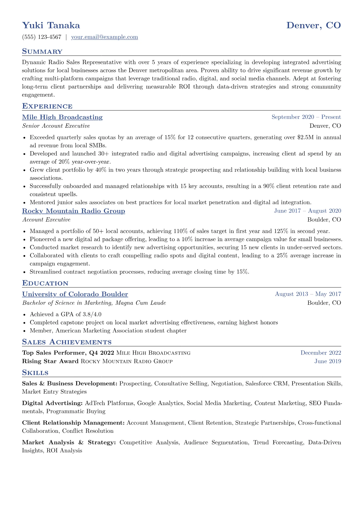 Local Market Radio version - Page 1