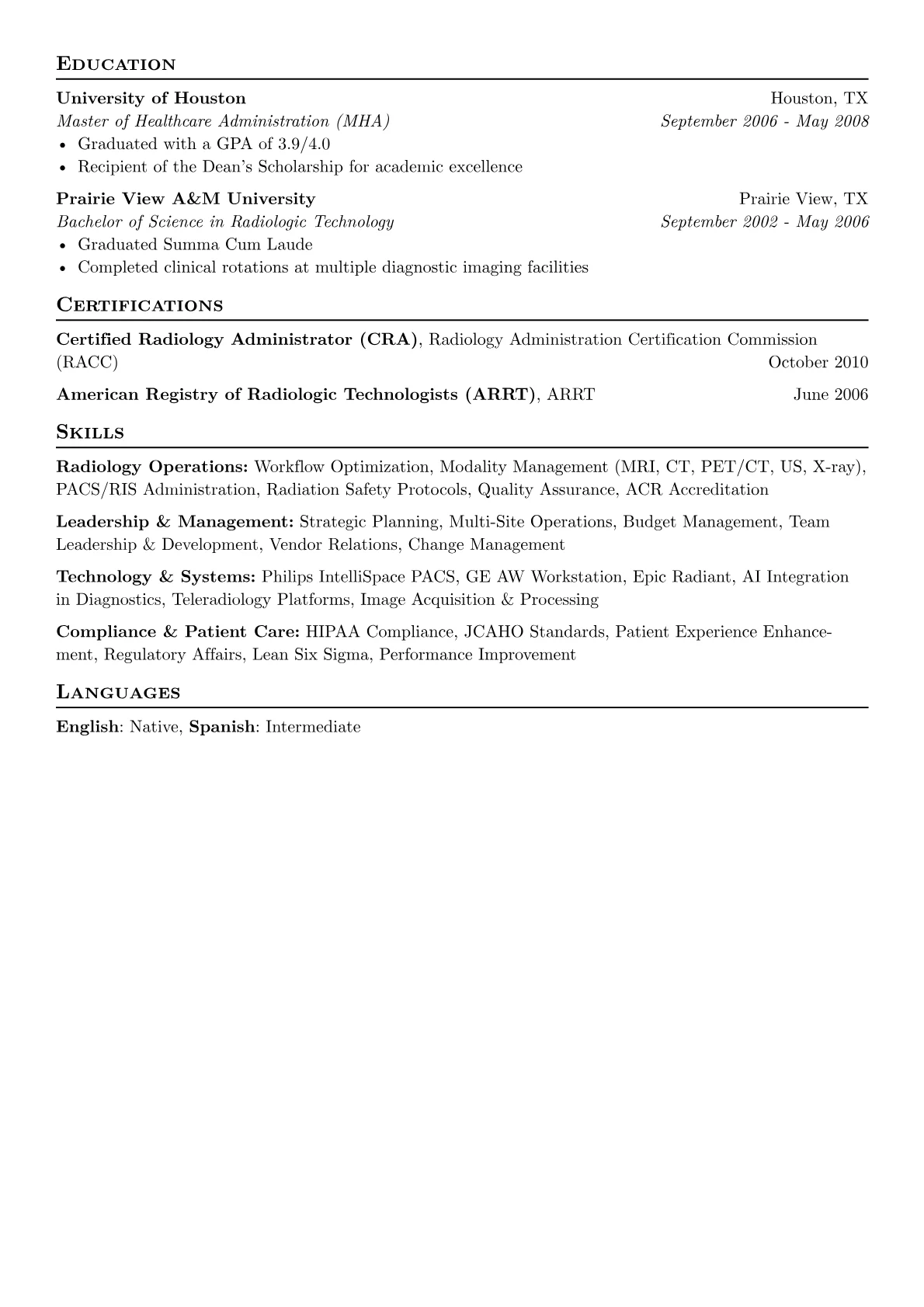 Radiology Director version - Page 2