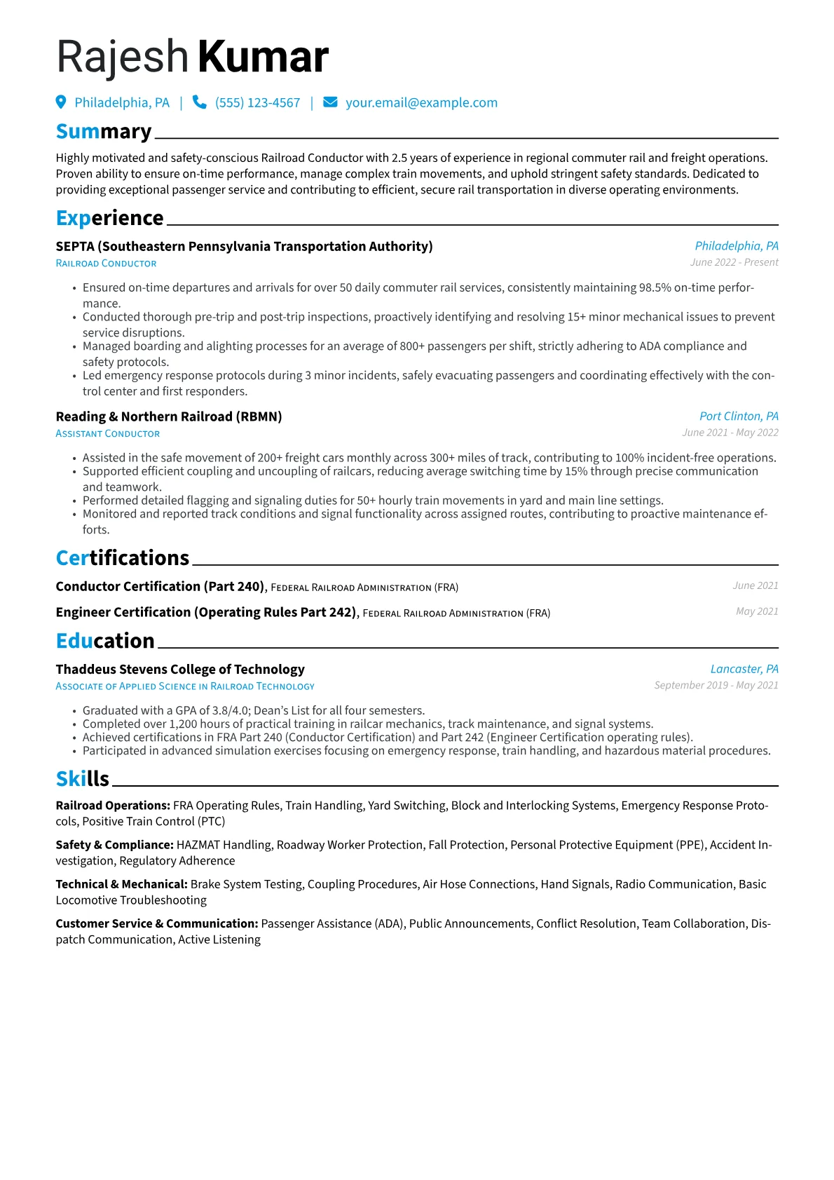 Commuter Rail version - Page 1