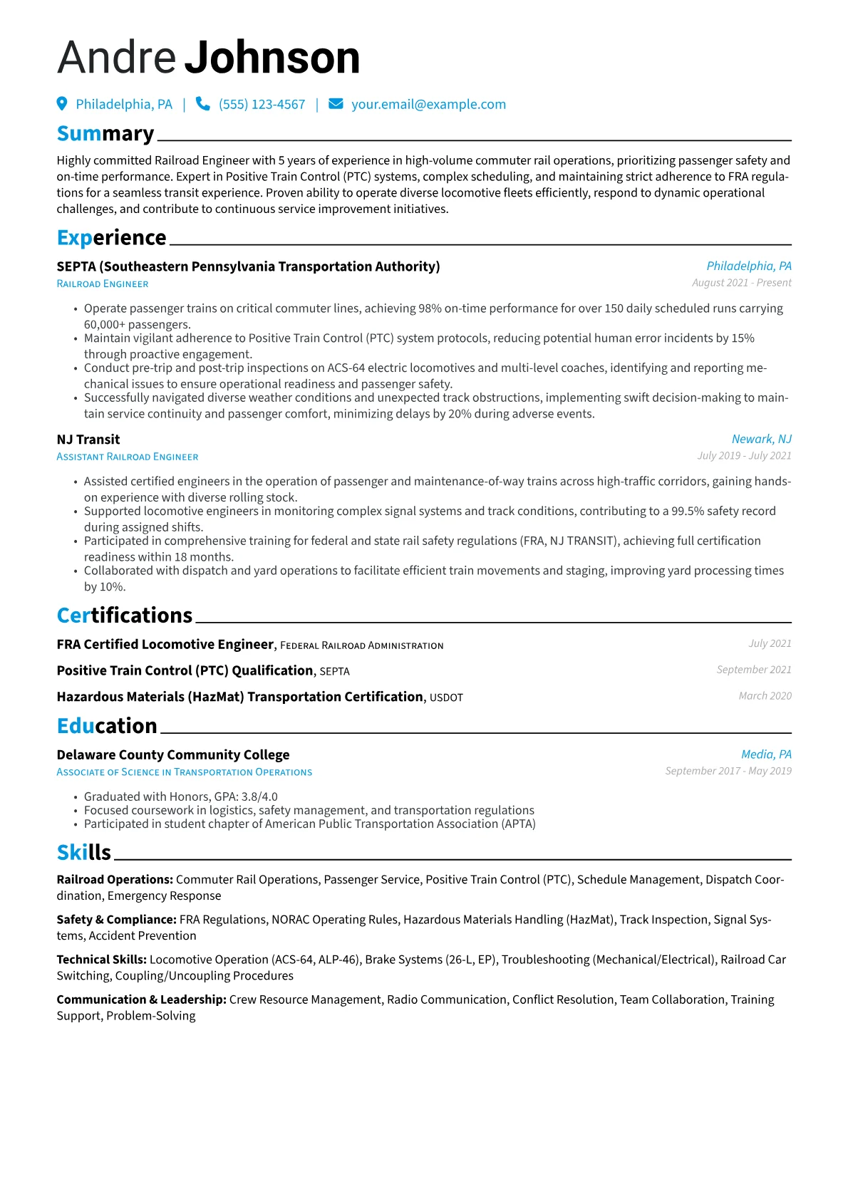 Commuter Rail Specialist version - Page 1