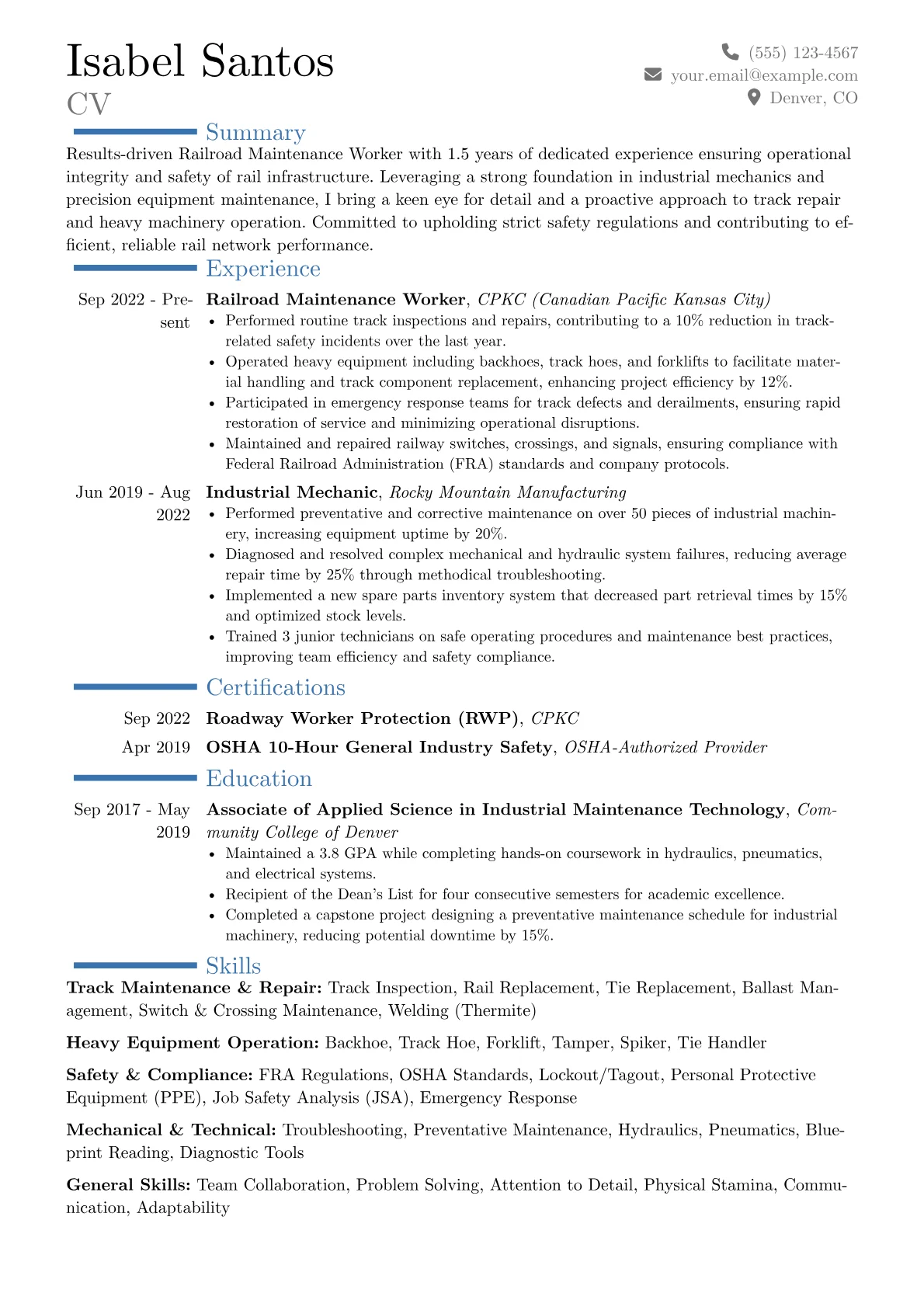 Career changer version - Page 1