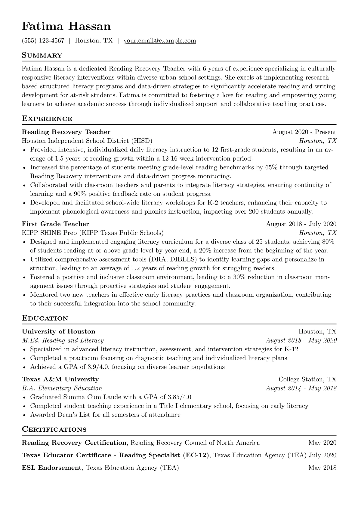 Literacy Instruction version - Page 1