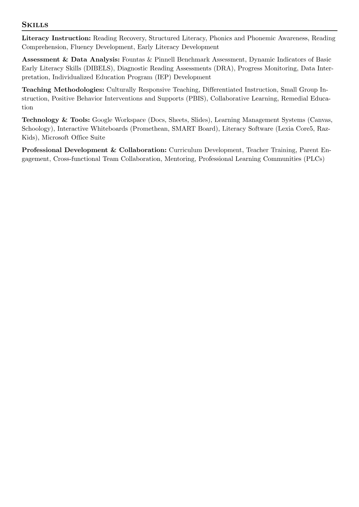 Literacy Instruction version - Page 2