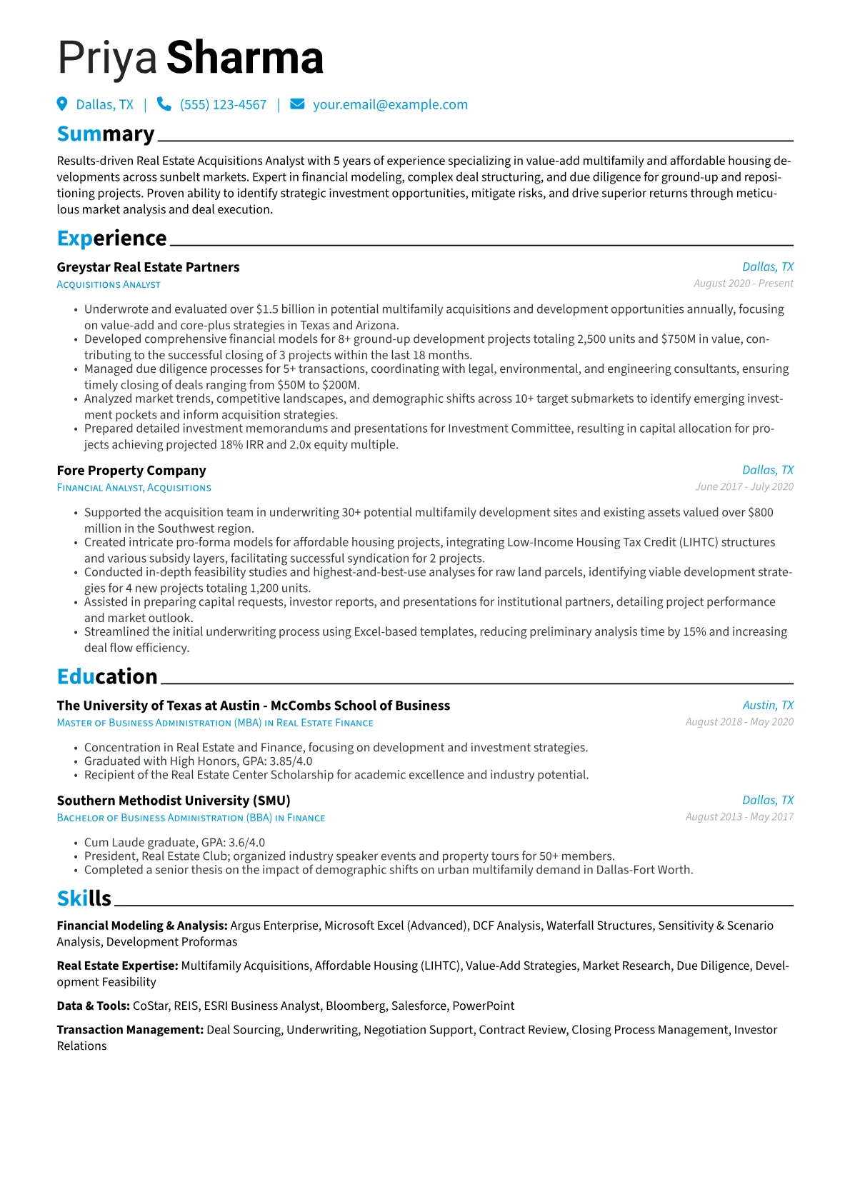 Financial Modeling version - Page 1