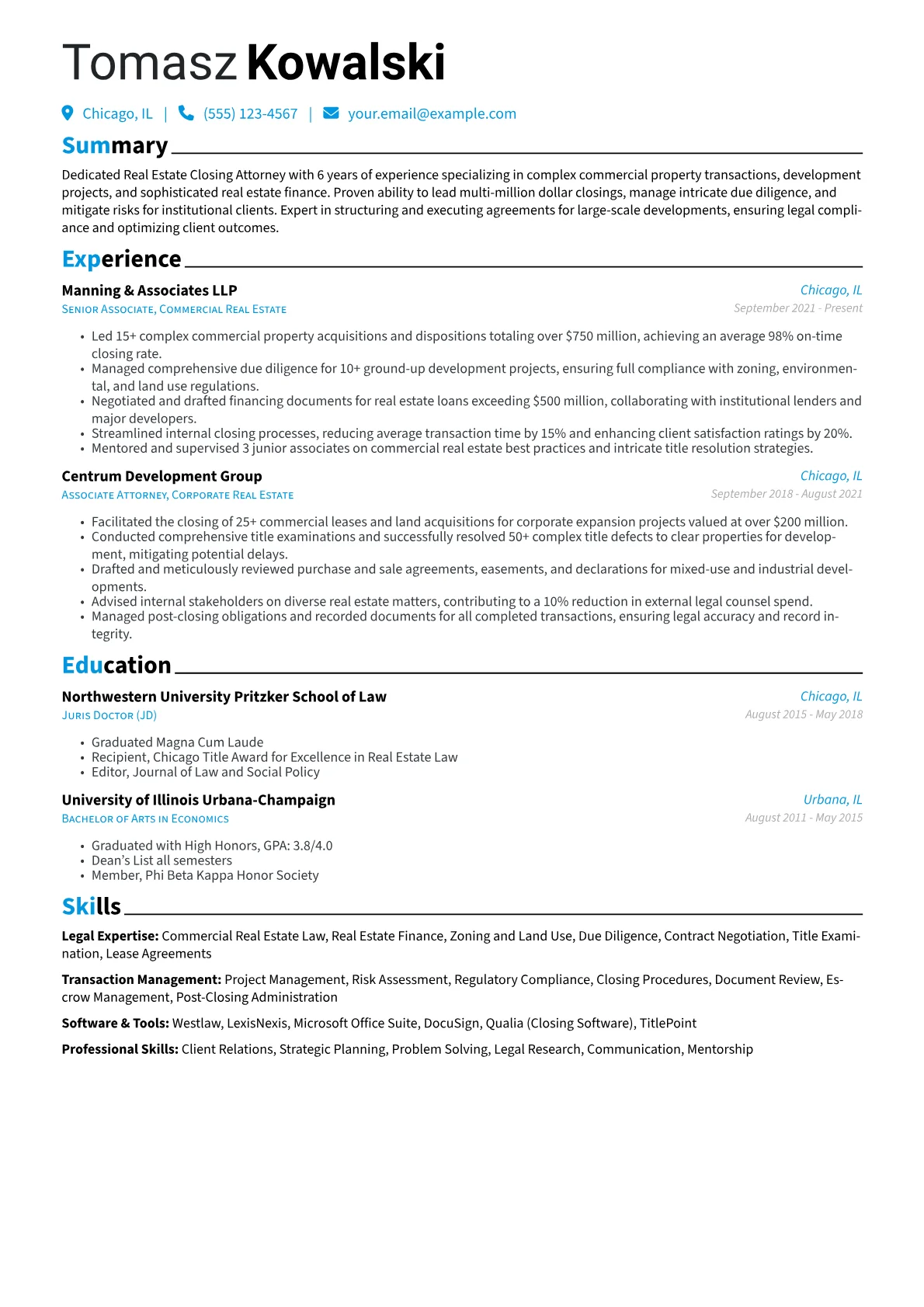 Commercial Development version - Page 1
