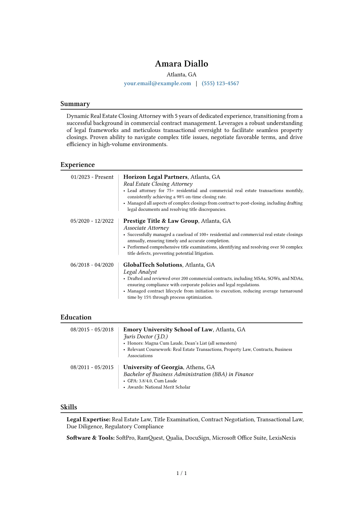 Career changer version - Page 1