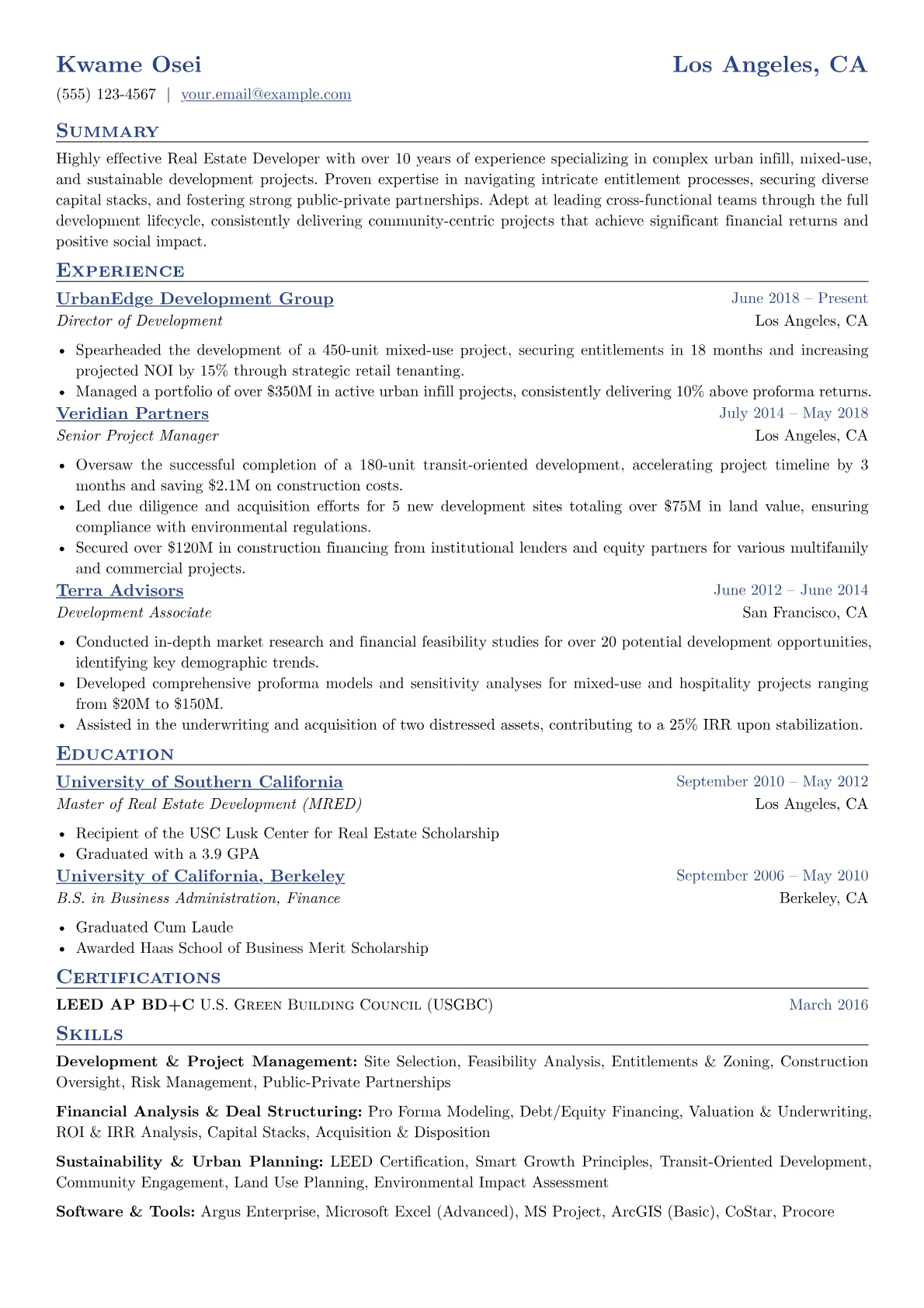 Development & Project version - Page 1