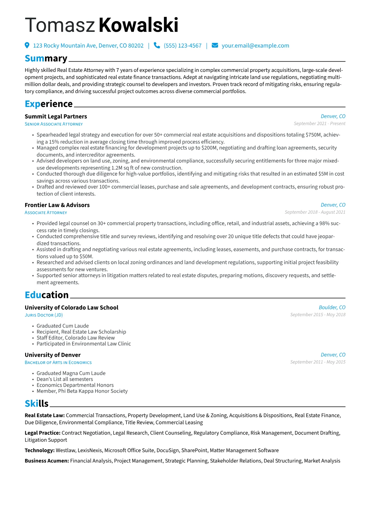 Real Estate version - Page 1
