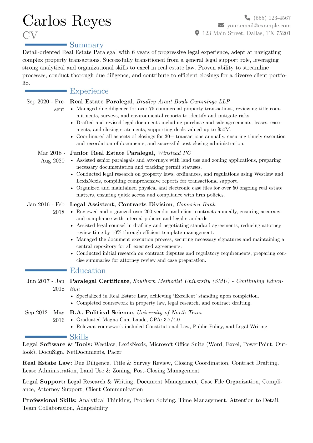 Career changer version - Page 1