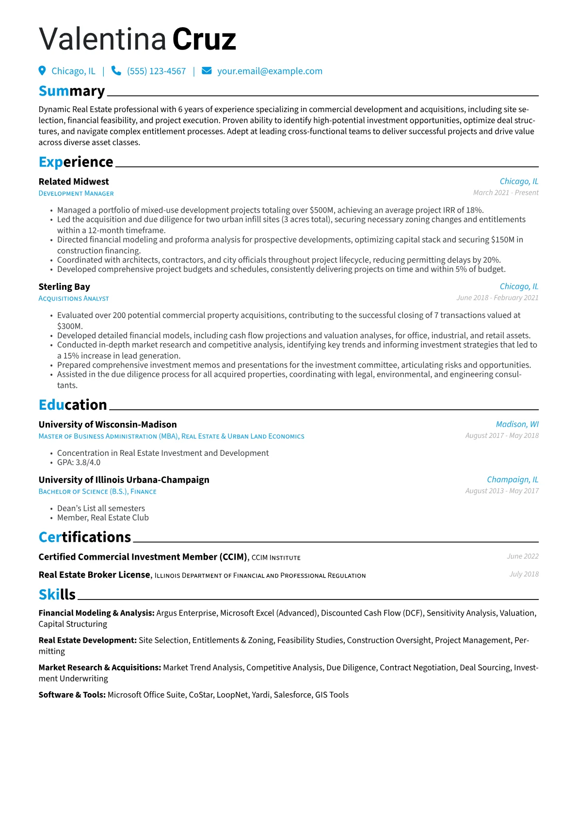 Financial Modeling version - Page 1