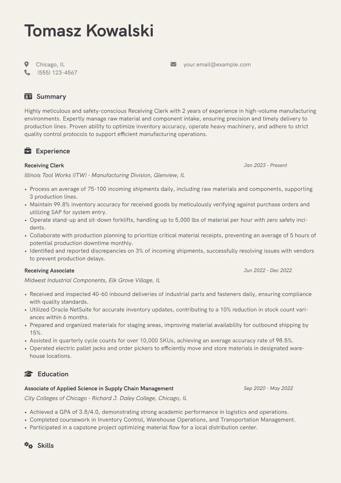 Manufacturing version - Page 1
