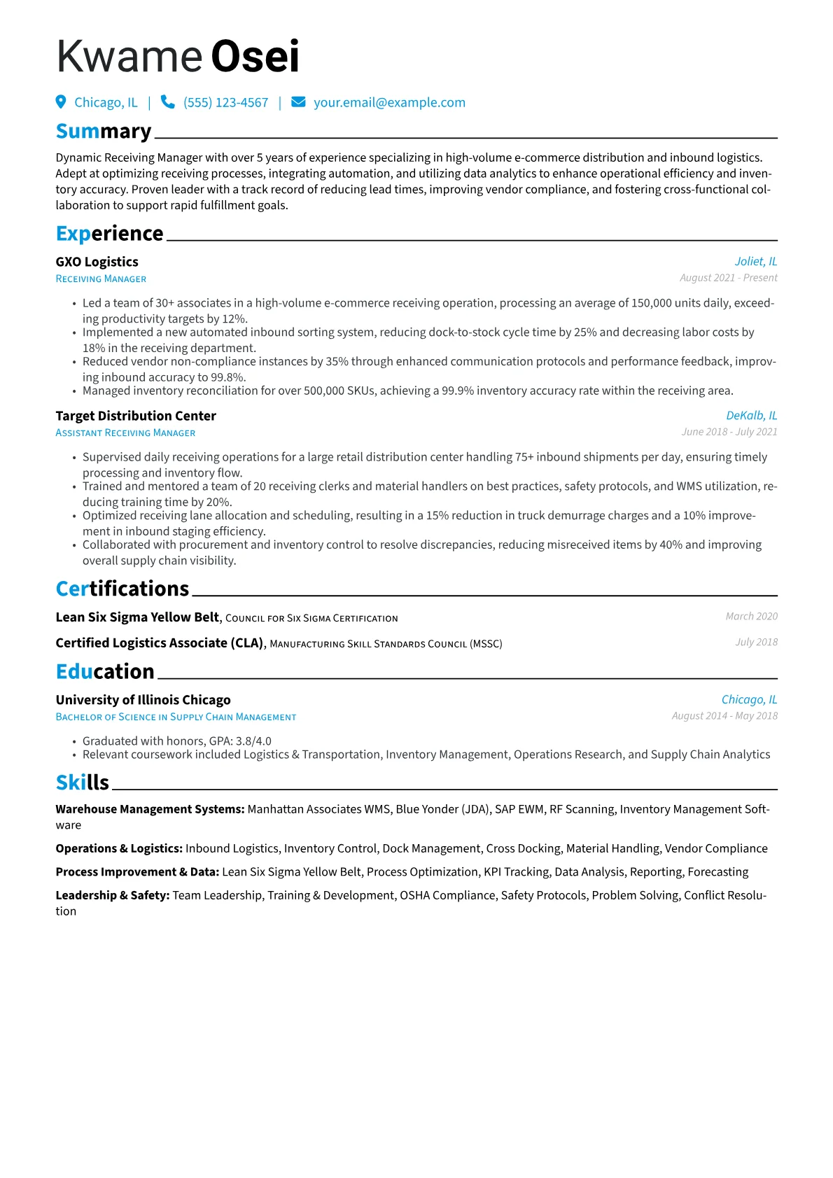 eCommerce Receiving version - Page 1
