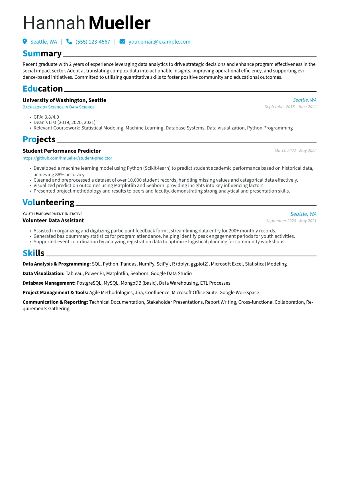 Data Analyst version - Page 1