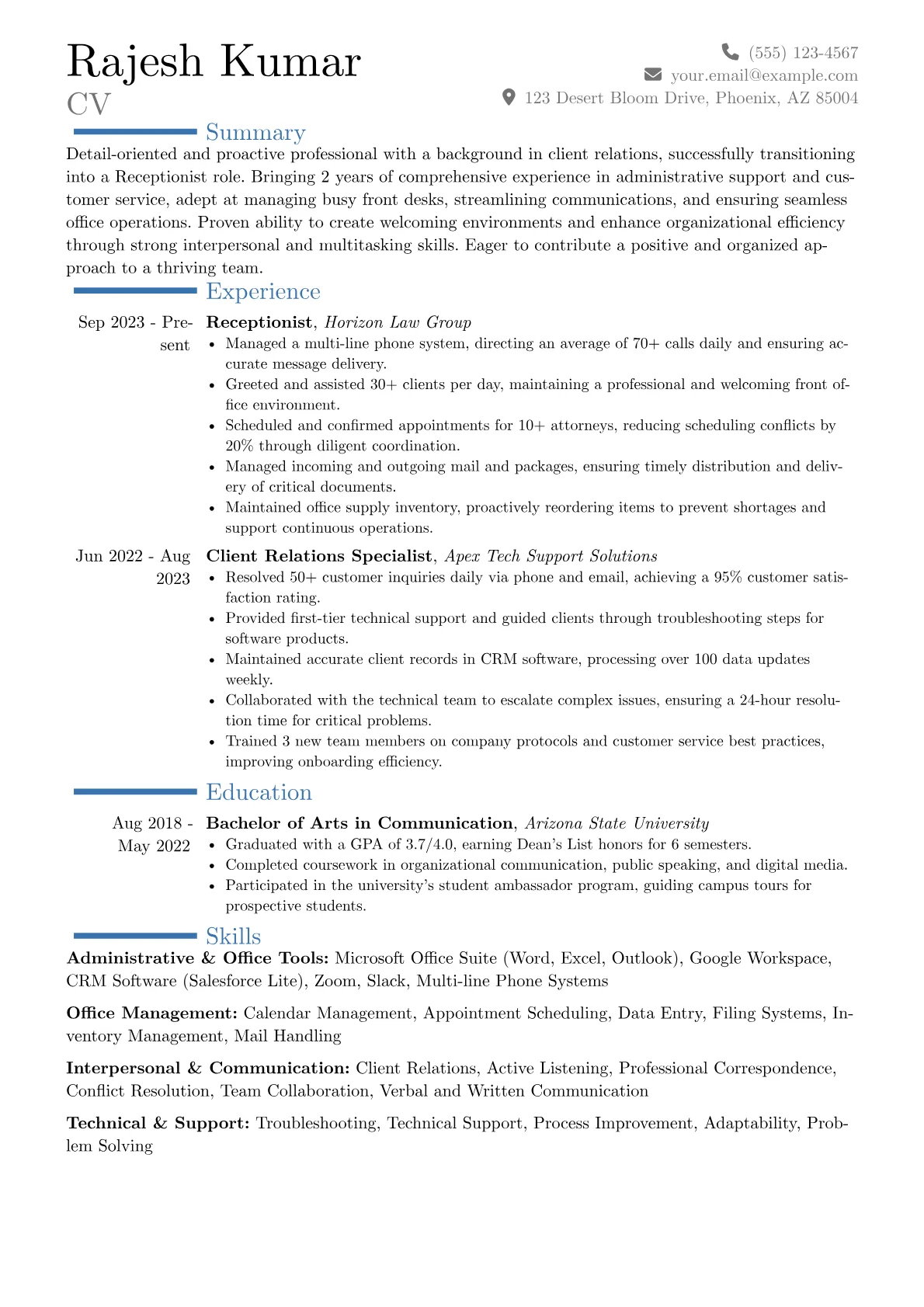 Career changer version - Page 1