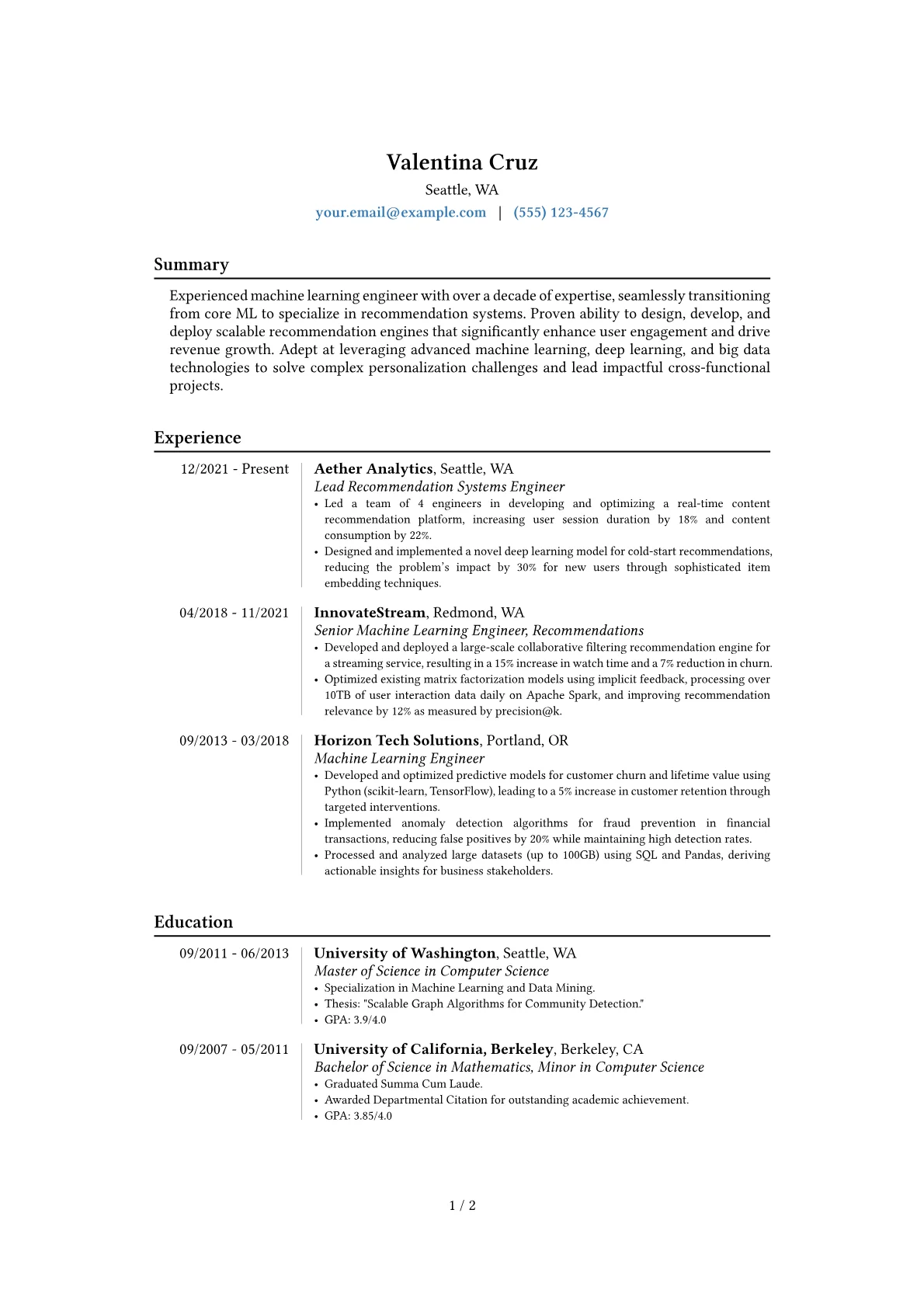 Career changer version - Page 1