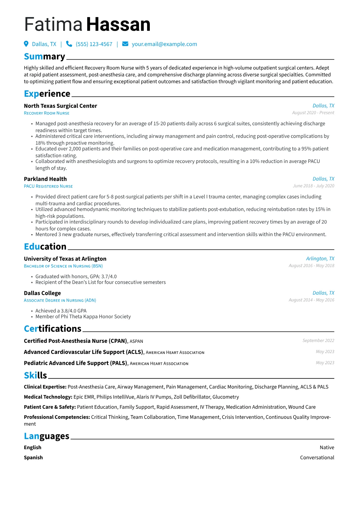 Clinical Expertise version - Page 1