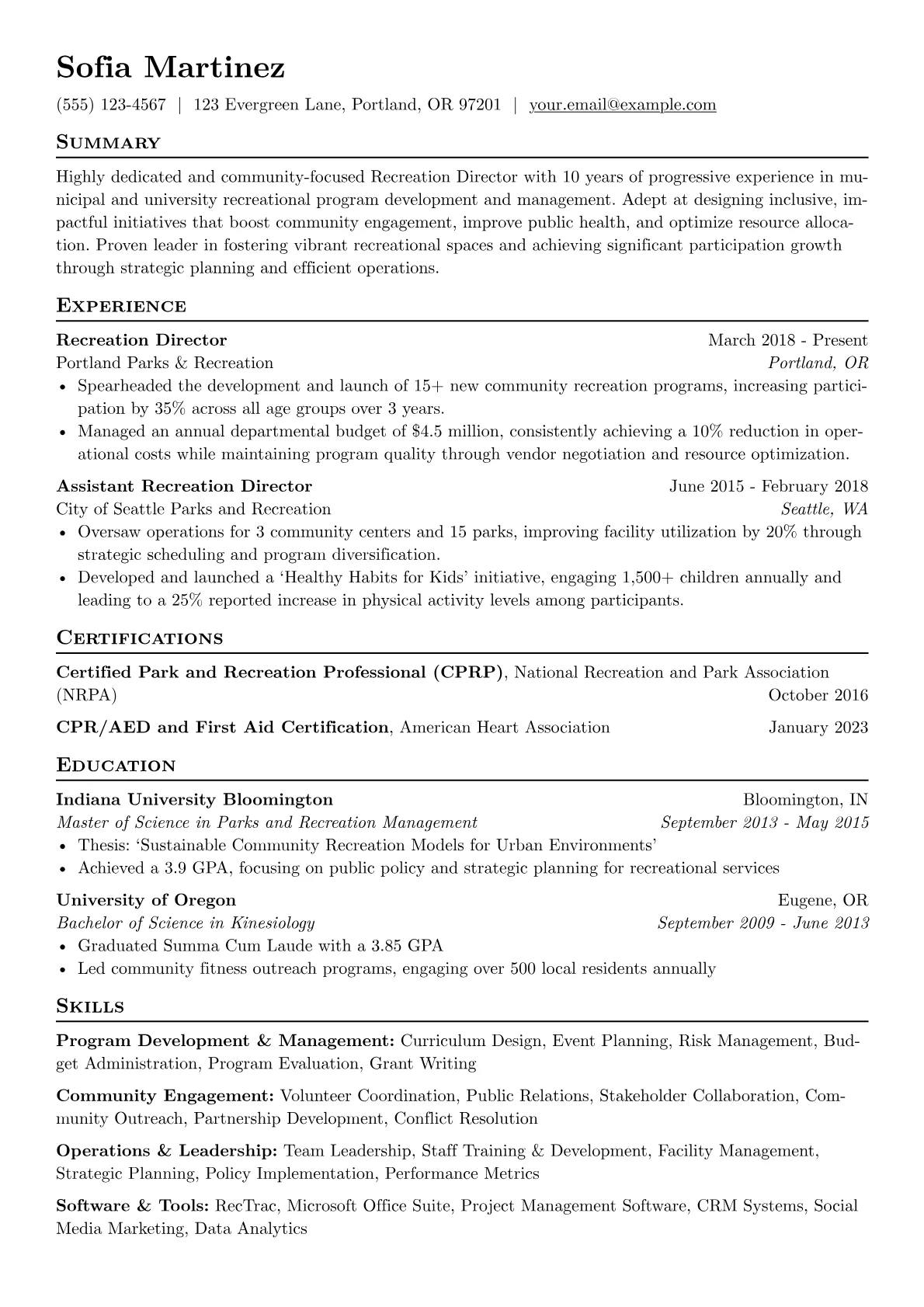 Community & Municipal version - Page 1