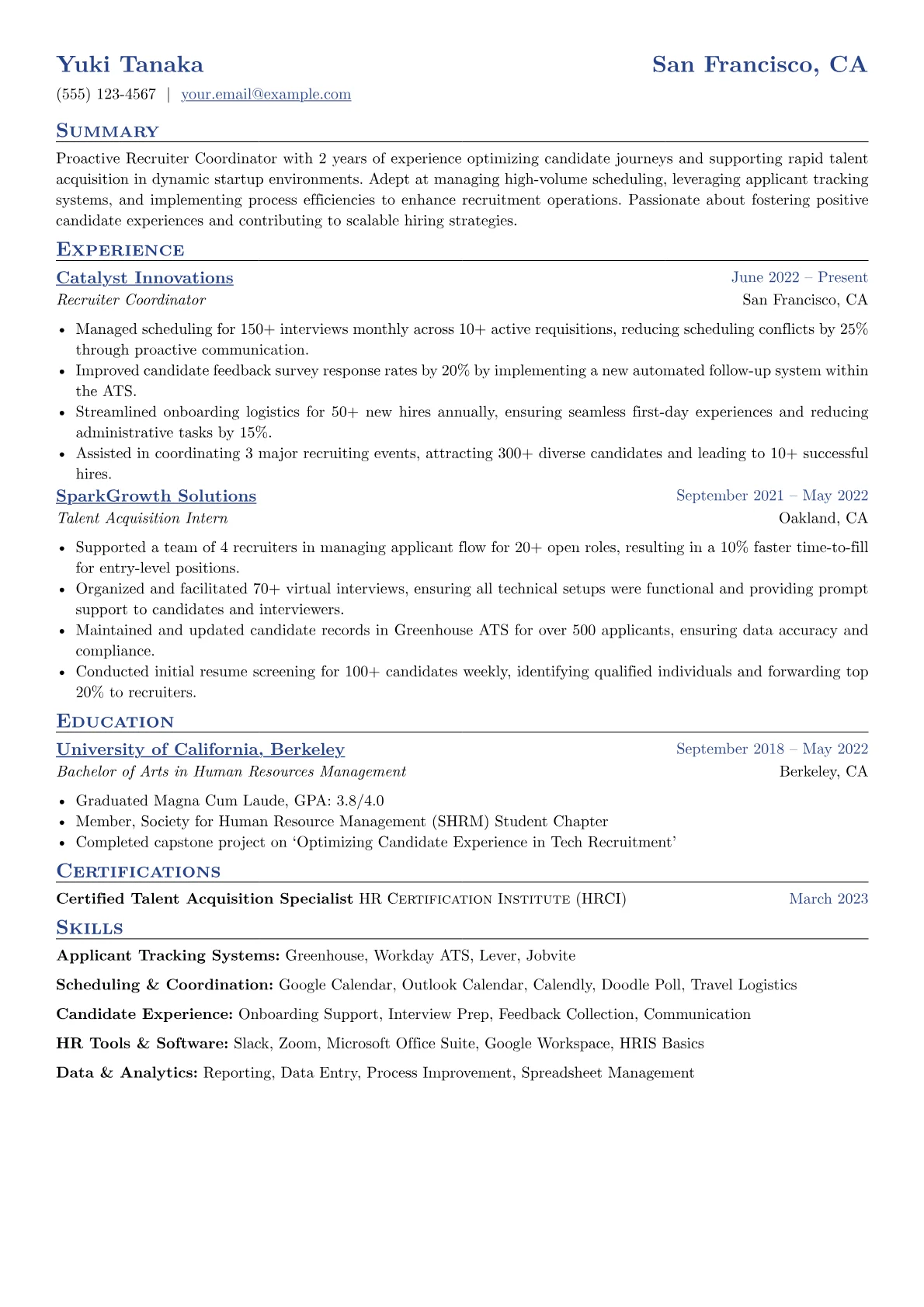 Recruiter Coordinator version - Page 1